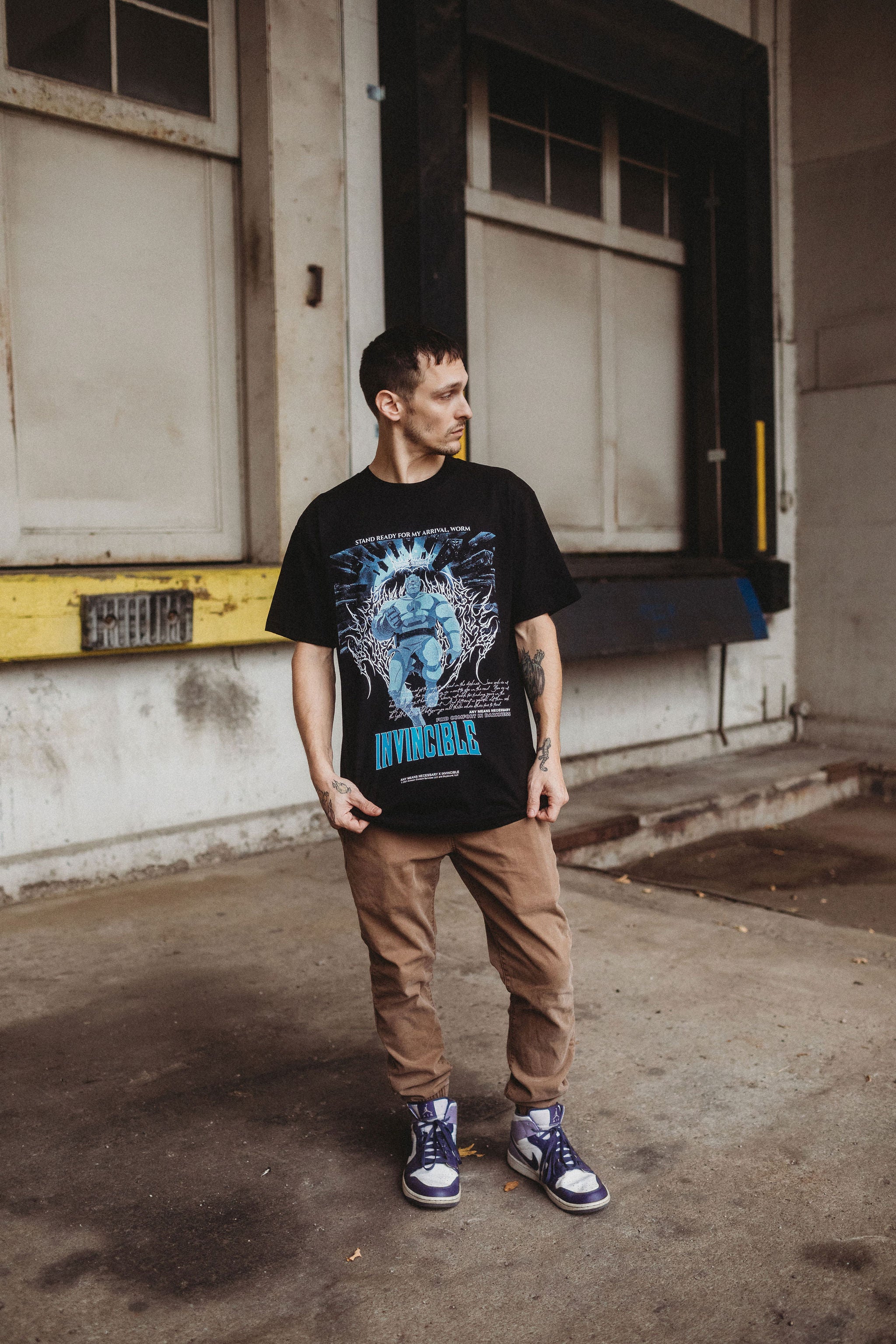 Arrival T-Shirt – Any Means Necessary Clothing