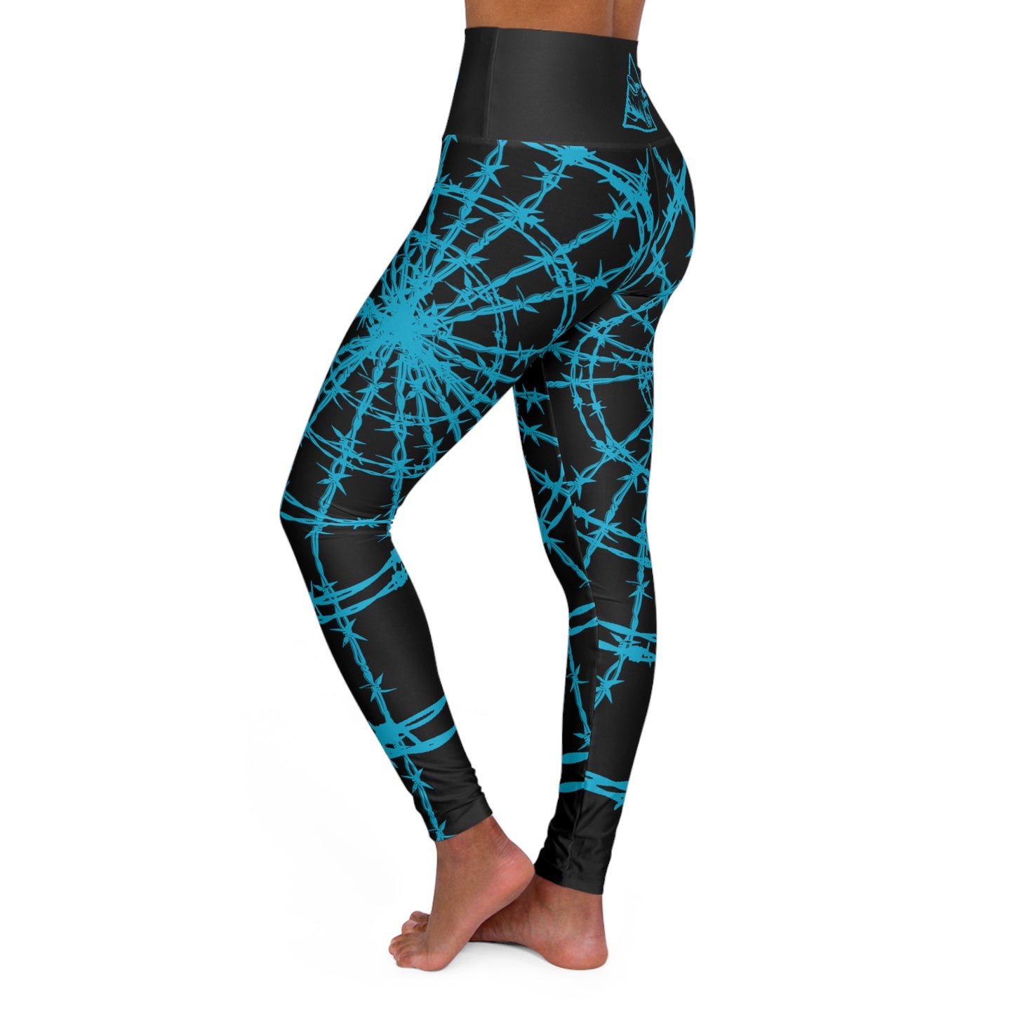 any means necessary shawn coss arachnid high waisted leggings side