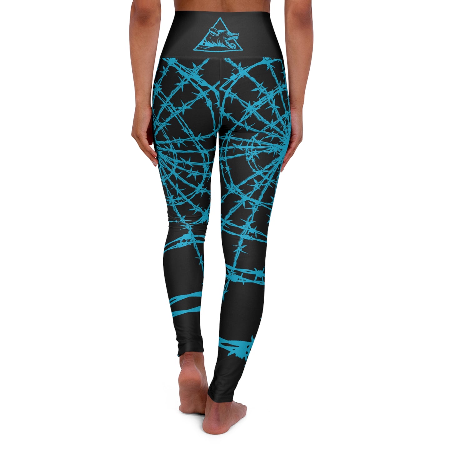any means necessary shawn coss arachnid high waisted leggings back