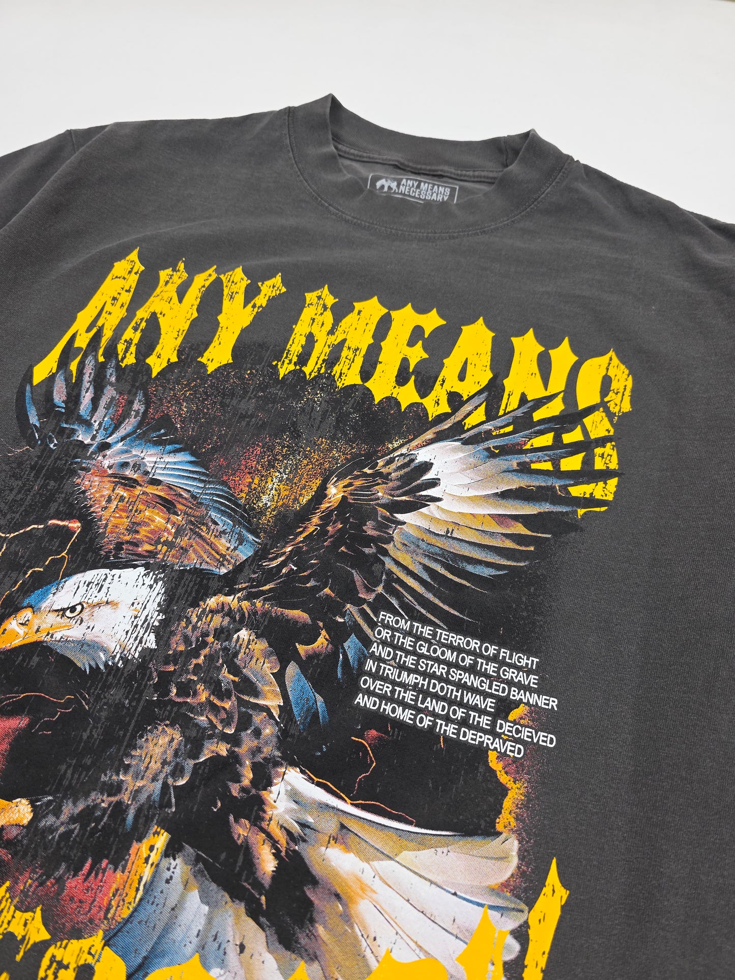 any means necessary shawn coss depraved t shirt shadow up close