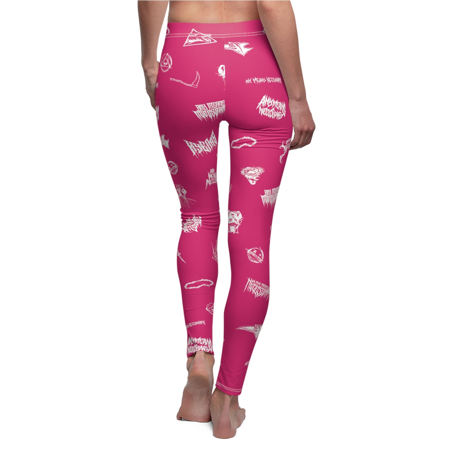 any means necessary shawn coss wingbats leggings fuchsia back