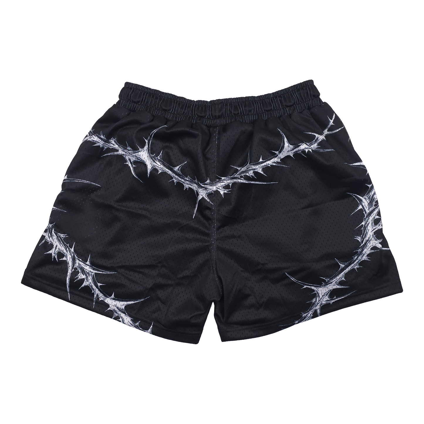 any means necessary shawn coss spina noctis mesh shorts black back