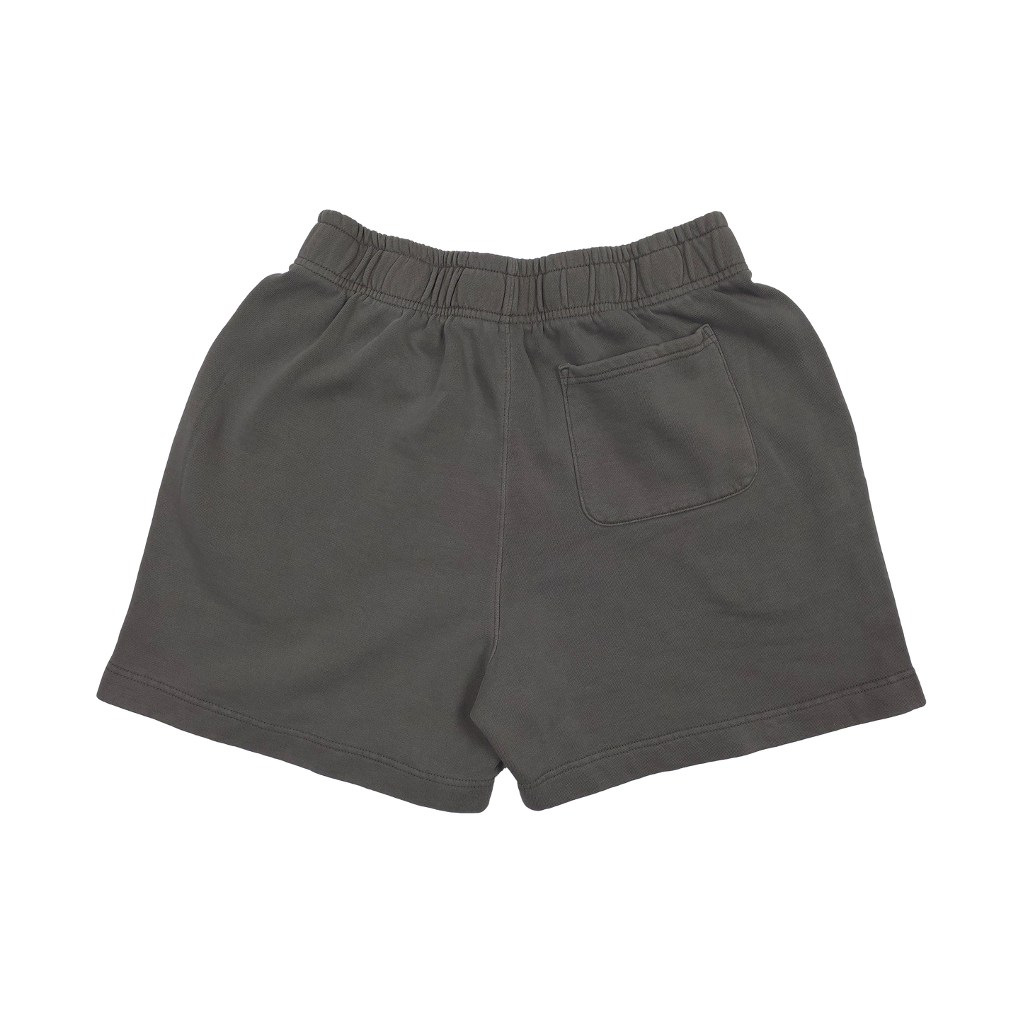 any means necessary shawn coss bone crusher sweat short faded grey back
