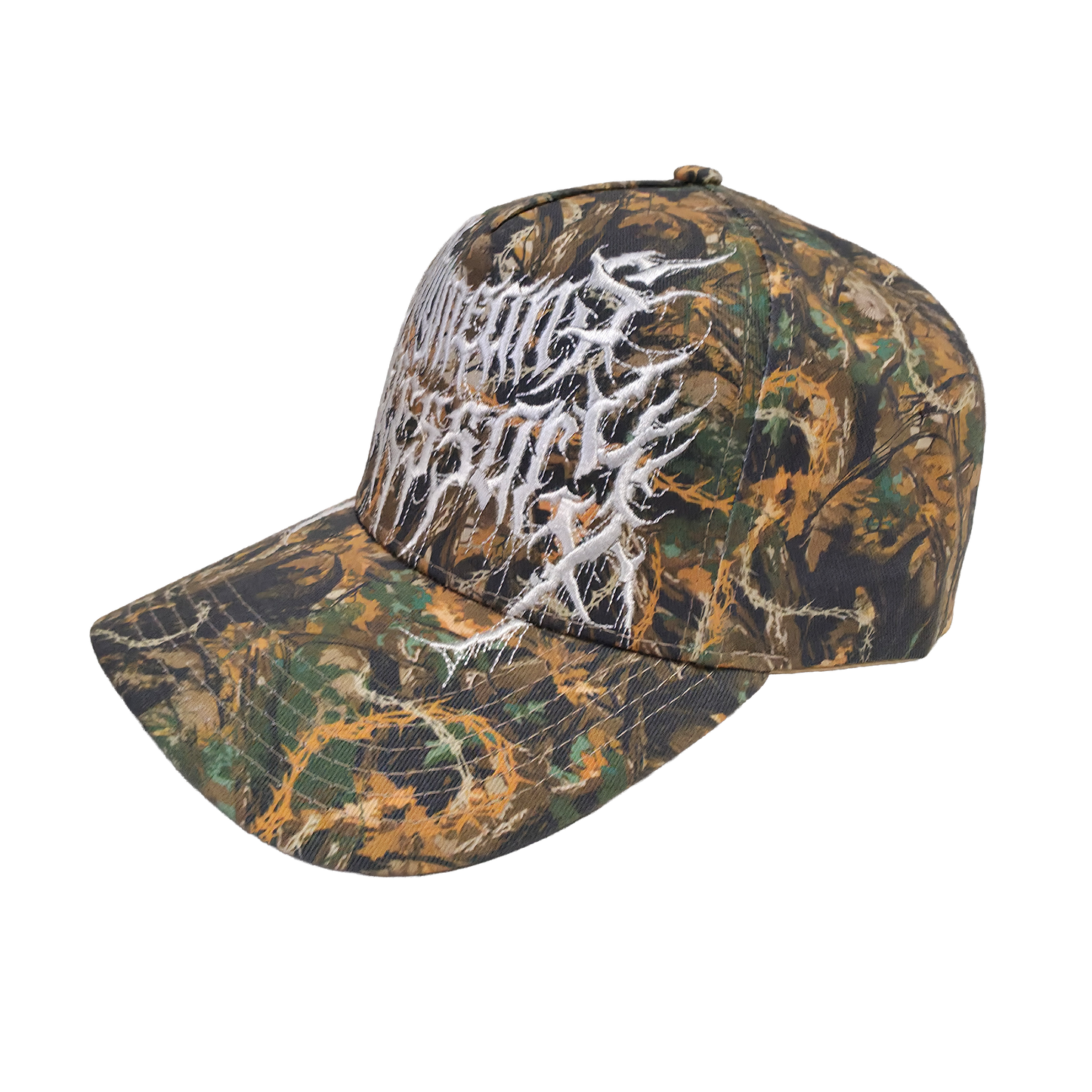 any means necessary shawn coss mayhem hat camo side front