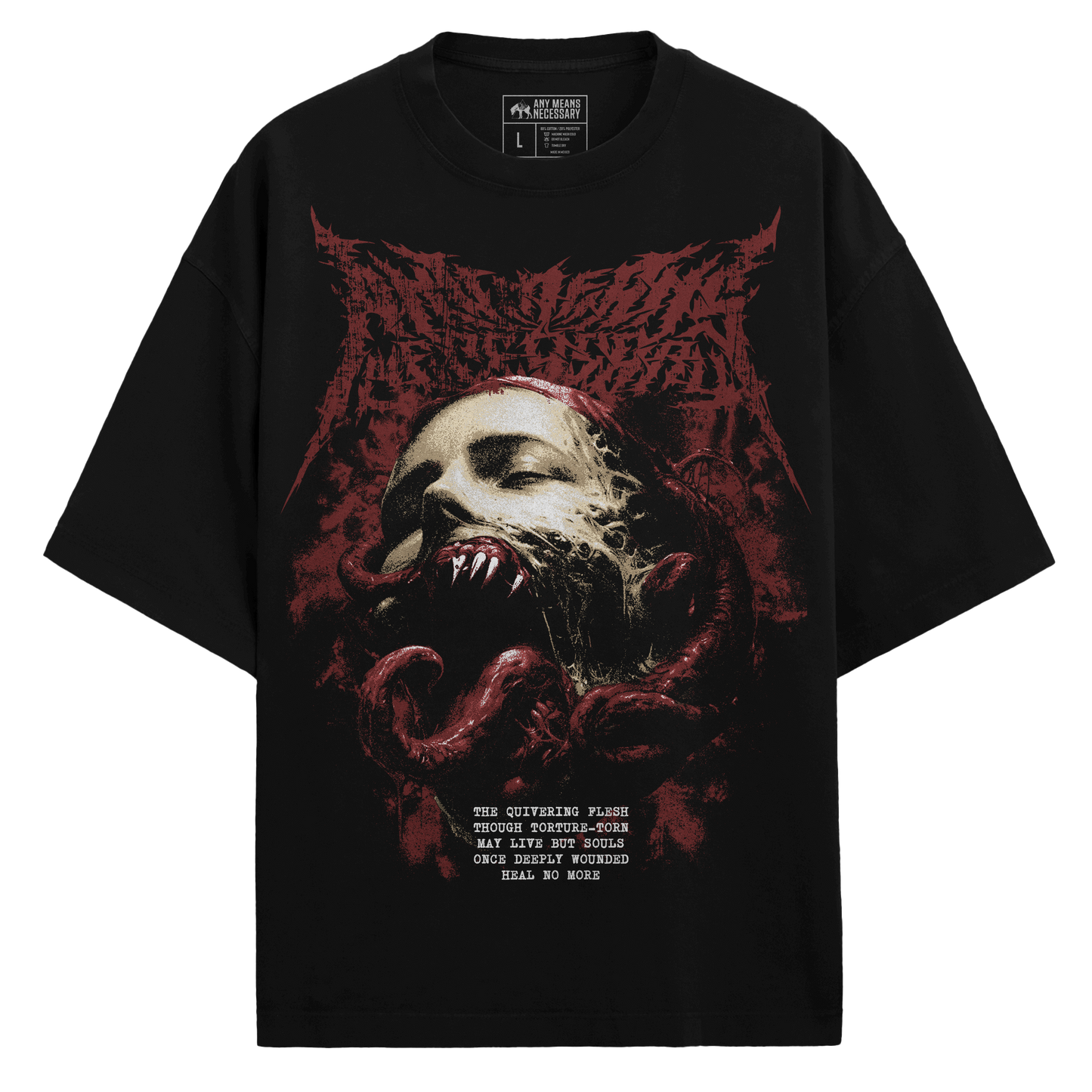 any means necessary shawn coss deeply wounded t shirt black