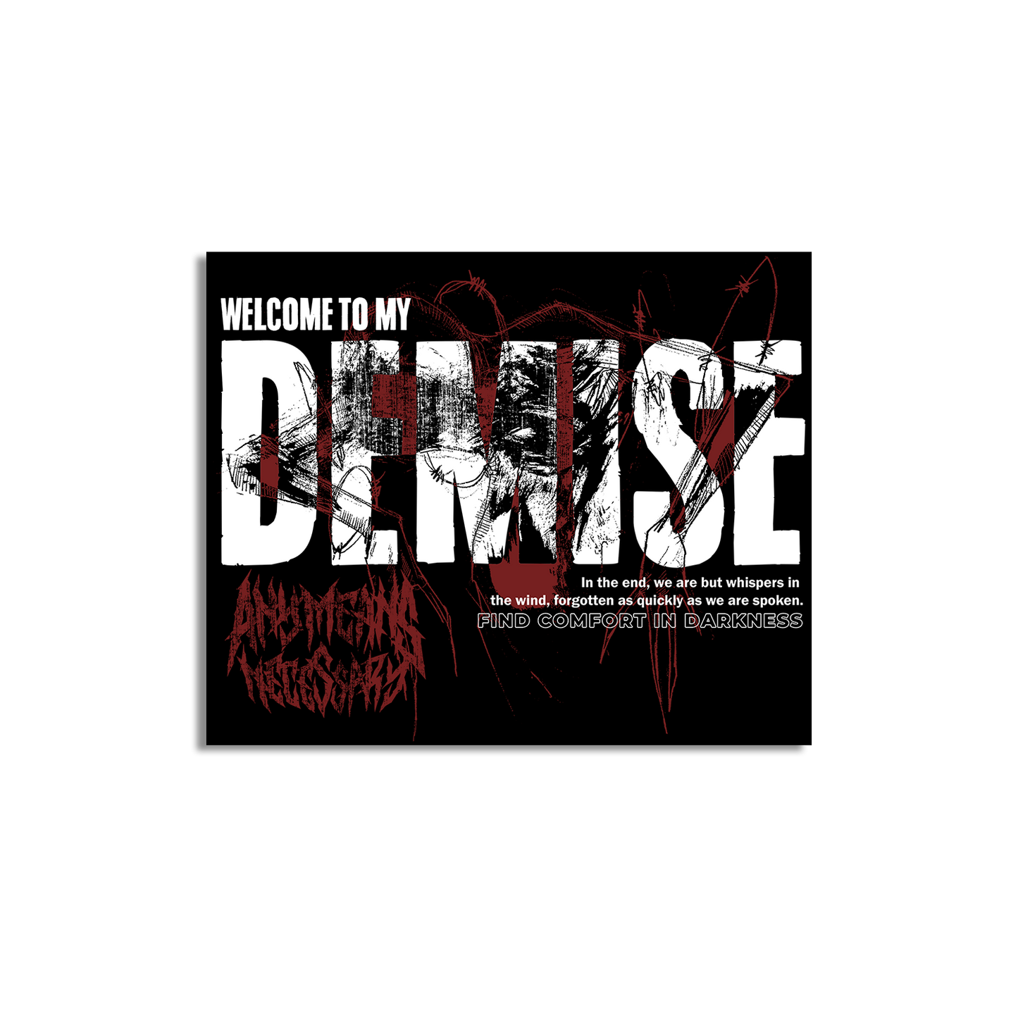 any means necessary shawn coss demise cut sticker