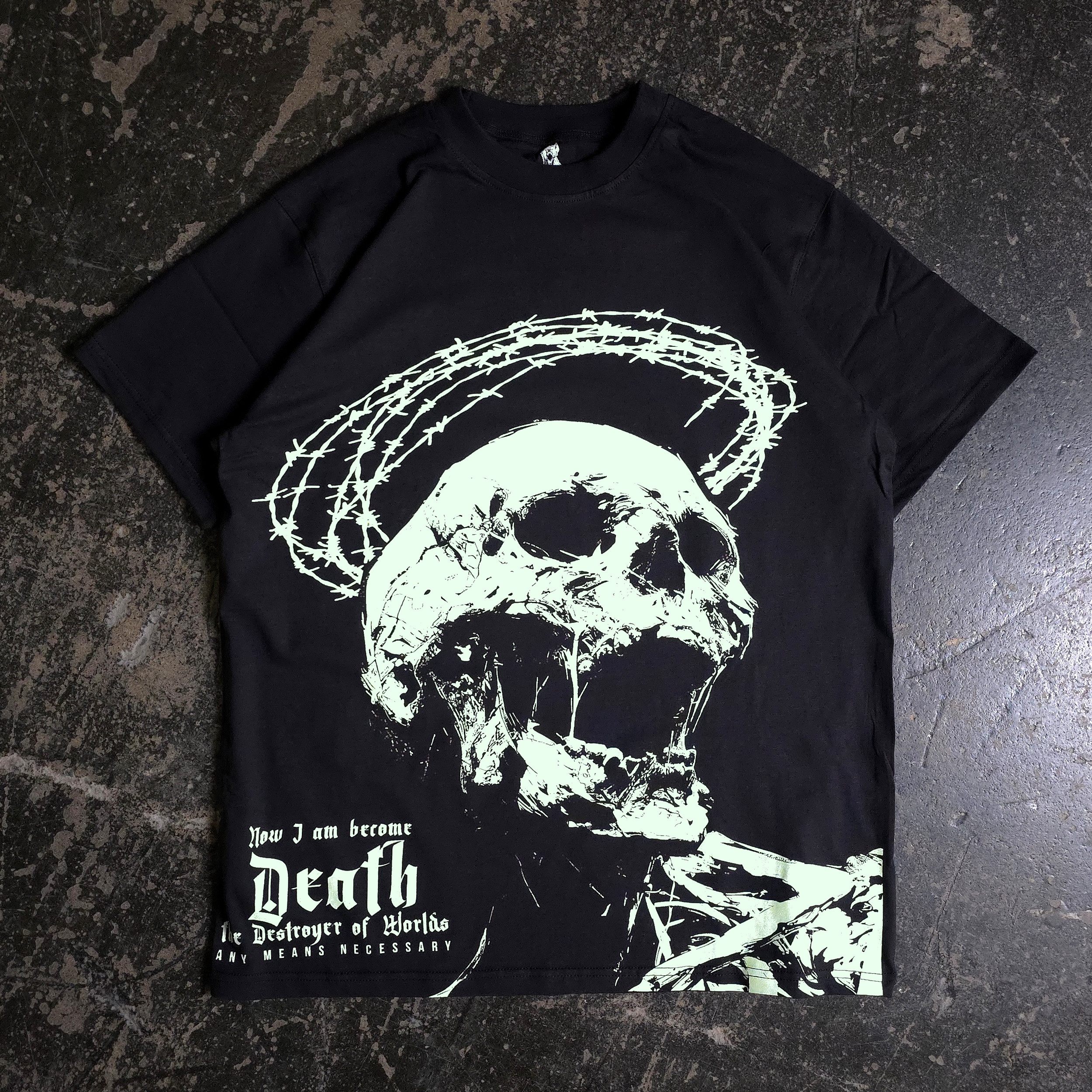 Destroyer of Worlds T-Shirt Black – Any Means Necessary Clothing