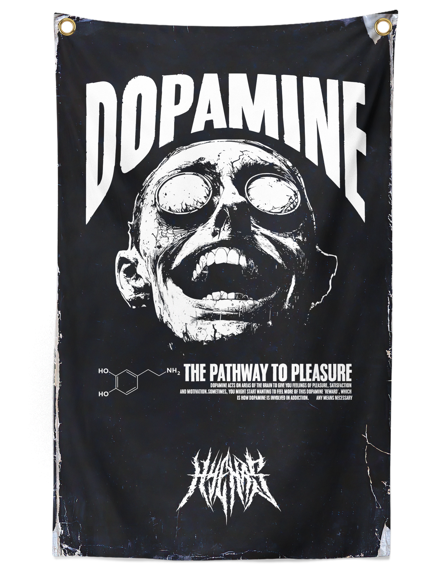 any means necessary shawn coss dopamine tapestry banner flag