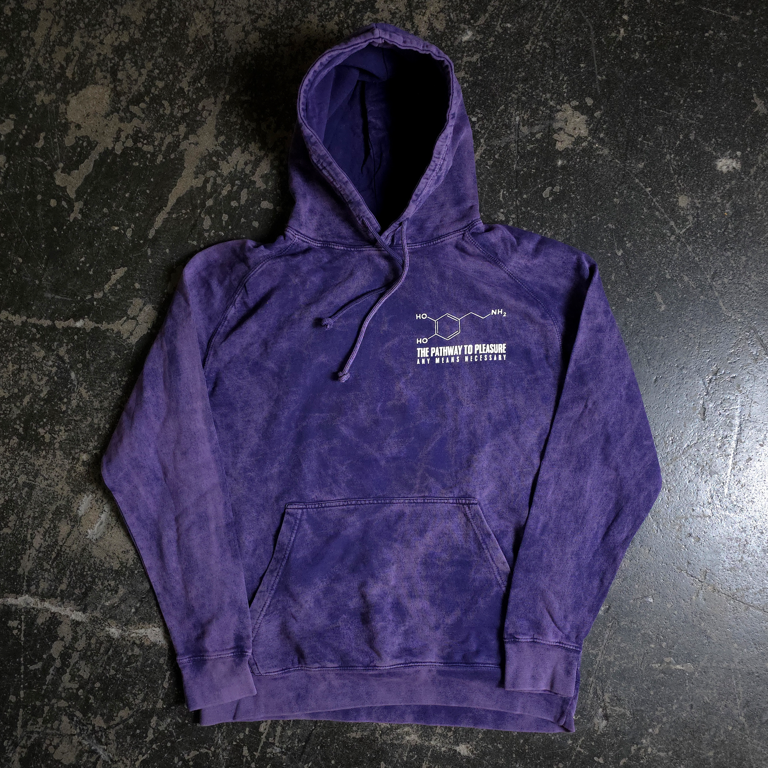 Dopamine Pullover Hoodie Vintage Purple – Any Means Necessary Clothing