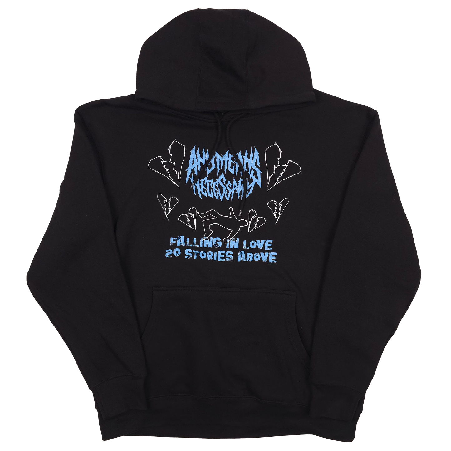 Falling in Love Pullover Hoodie Black