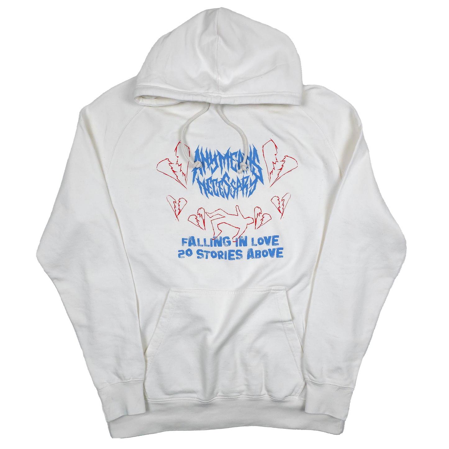 Falling in Love Pullover Hoodie Vintage White