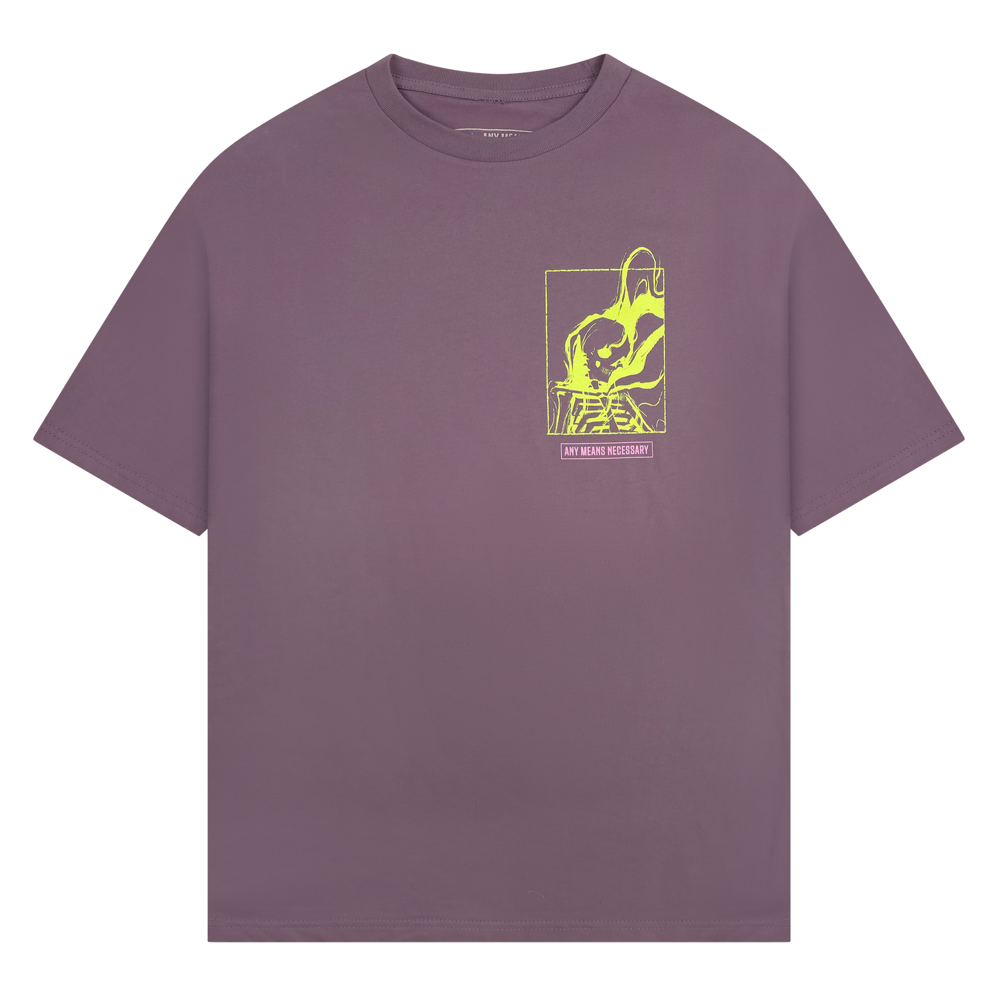 any means necessary shawn coss felt so much t shirt lavender front