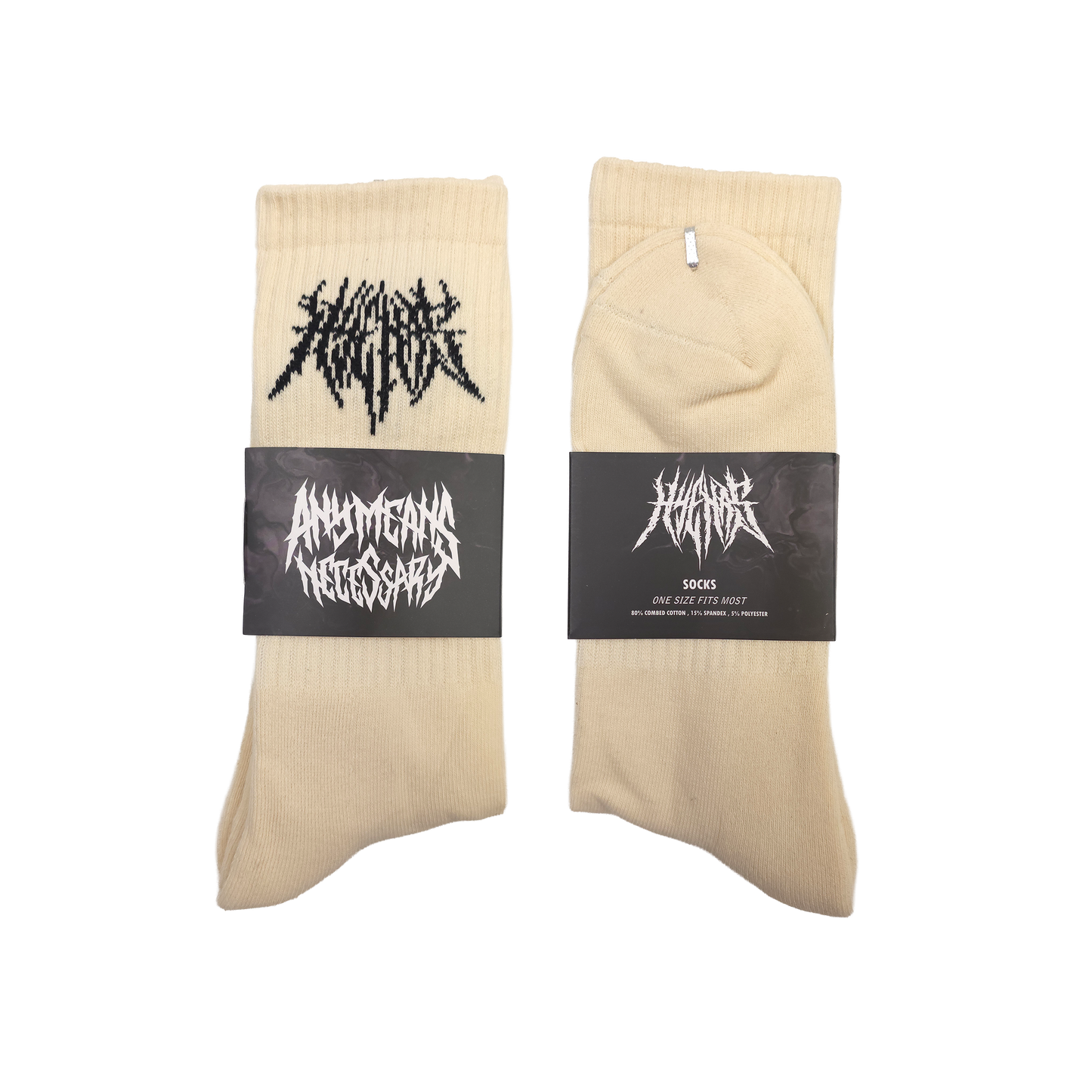 any means necessary shawn coss hyenas socks packaging