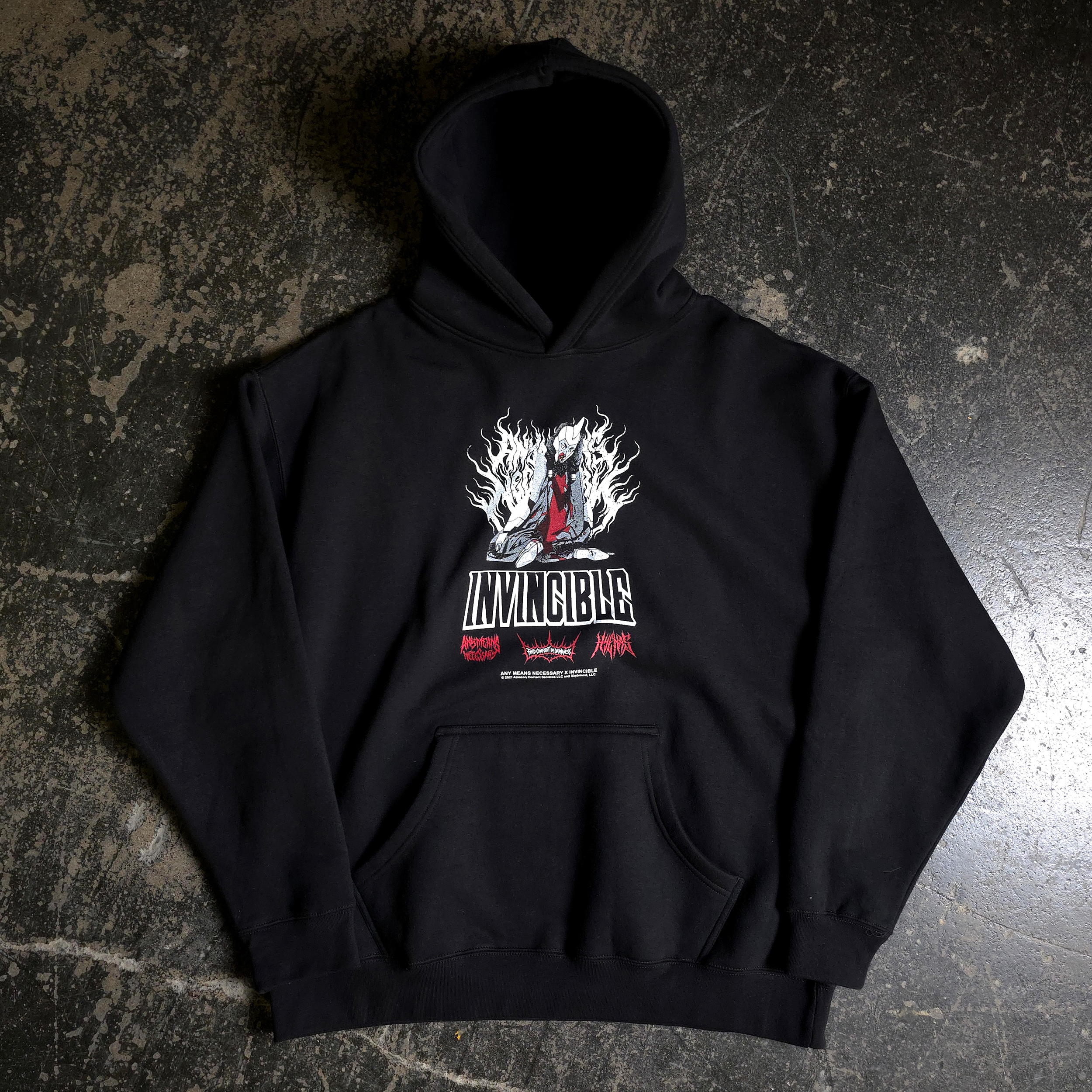 Neck Snap Pullover Hoodie – Any Means Necessary Clothing