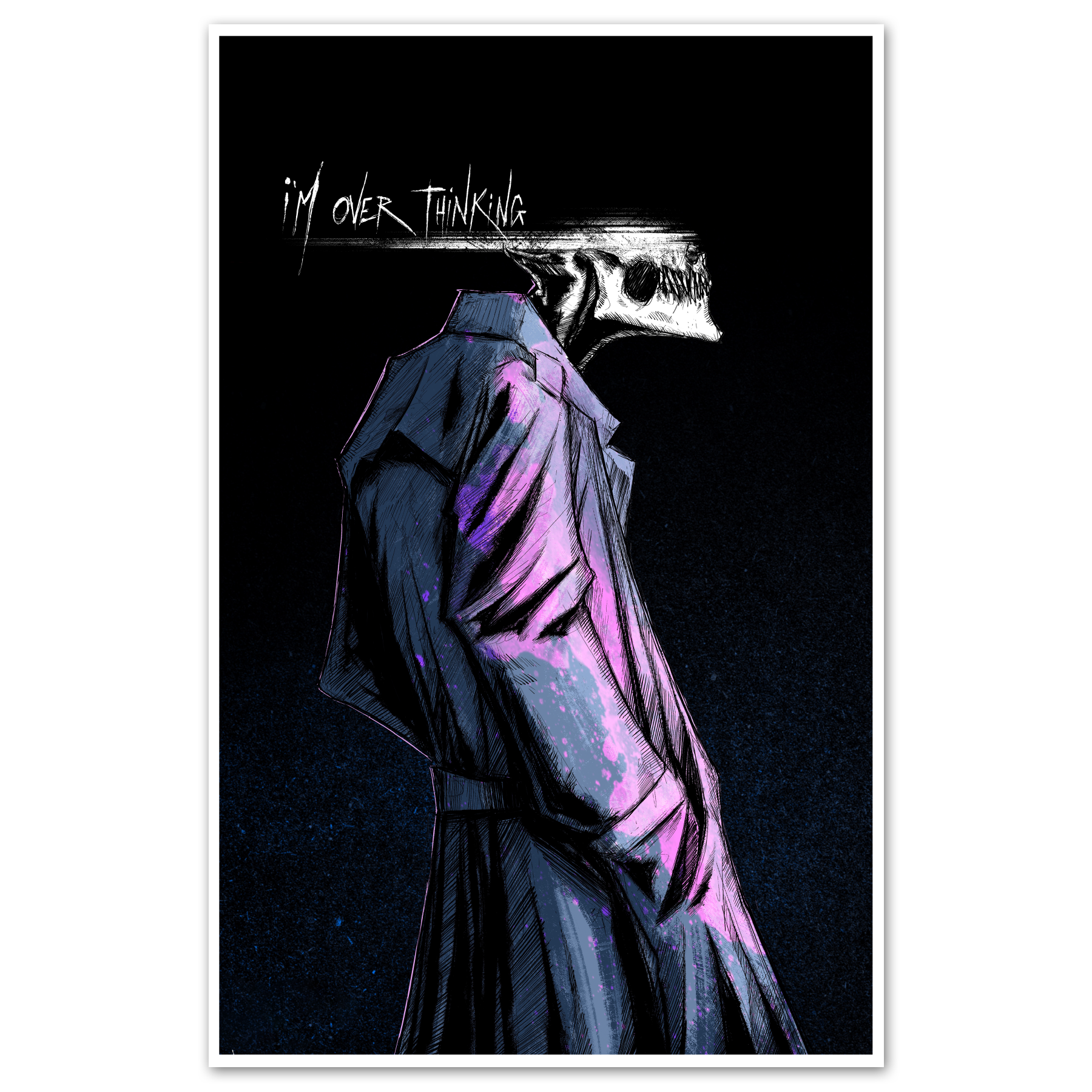 Overthinking Print – Any Means Necessary Clothing