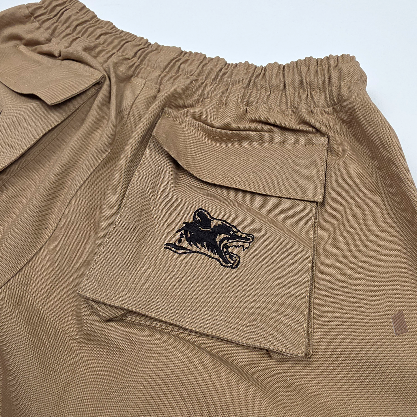 any means necessary shawn coss pack tactics cargo shorts tan up close hyena