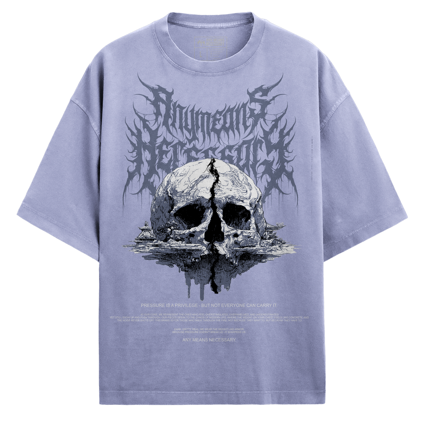 any means necessary shawn coss pressure is a privilege t shirt grape