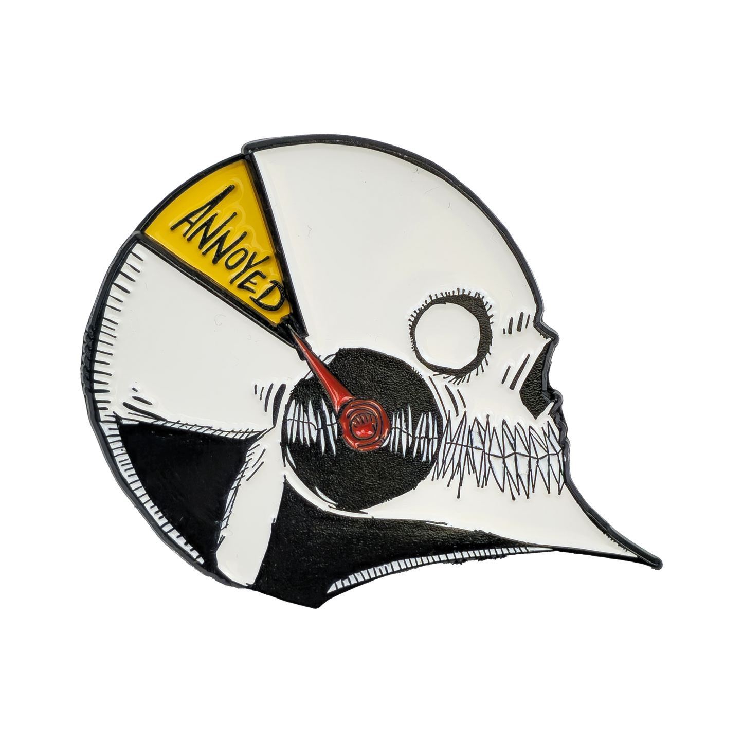 any means necessary shawn coss running emotions enamel pin annoyed