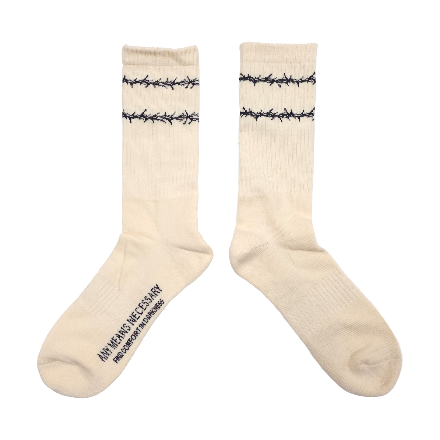 any means necessary shawn coss thorns socks packaging