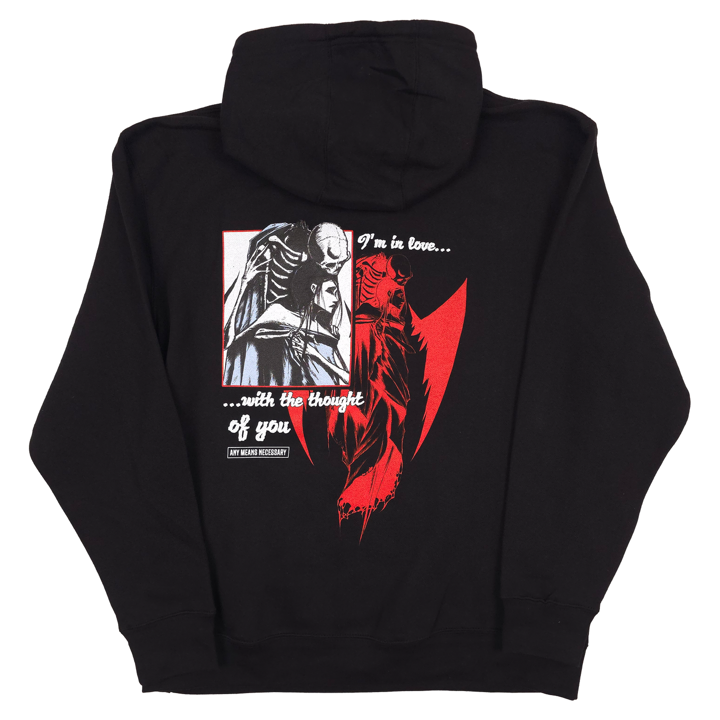 any means necessary shawn coss thought of you pullover hoodie black back