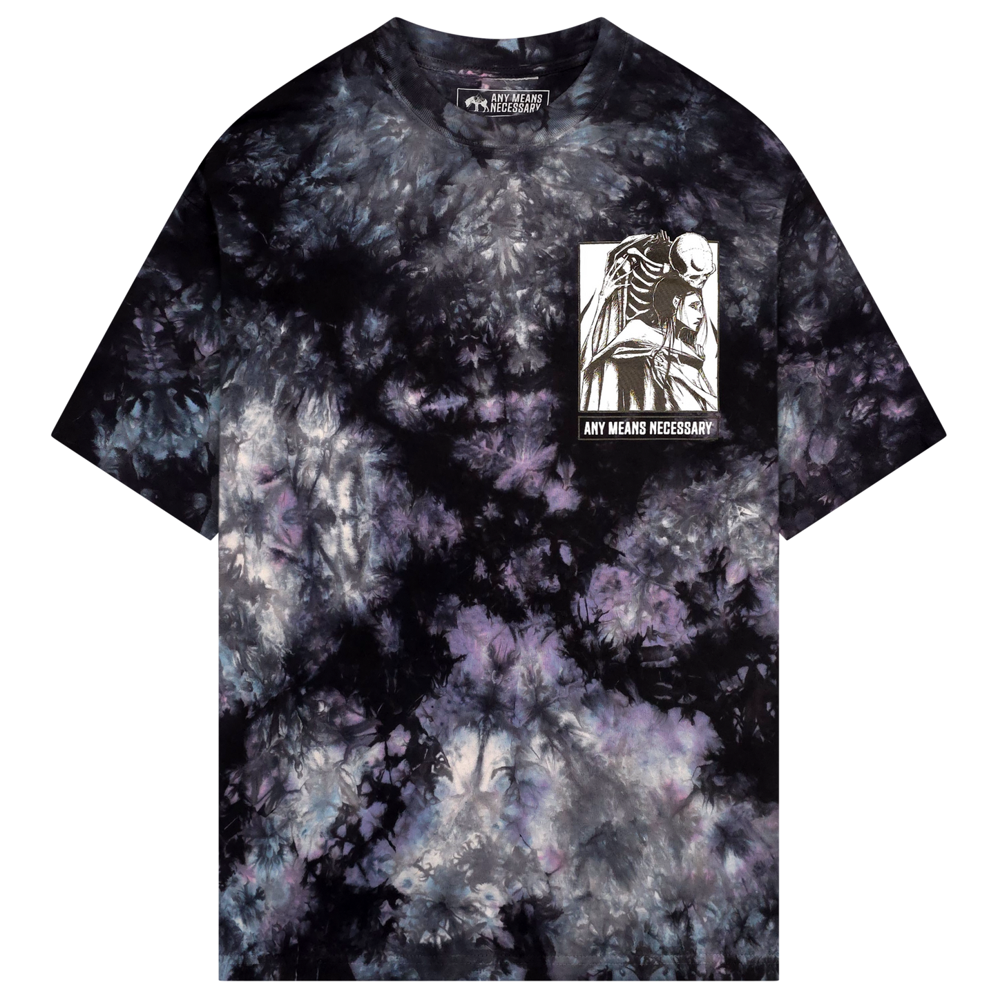 any means necessary shawn coss thought of you t shirt tie dye pacific shirt front