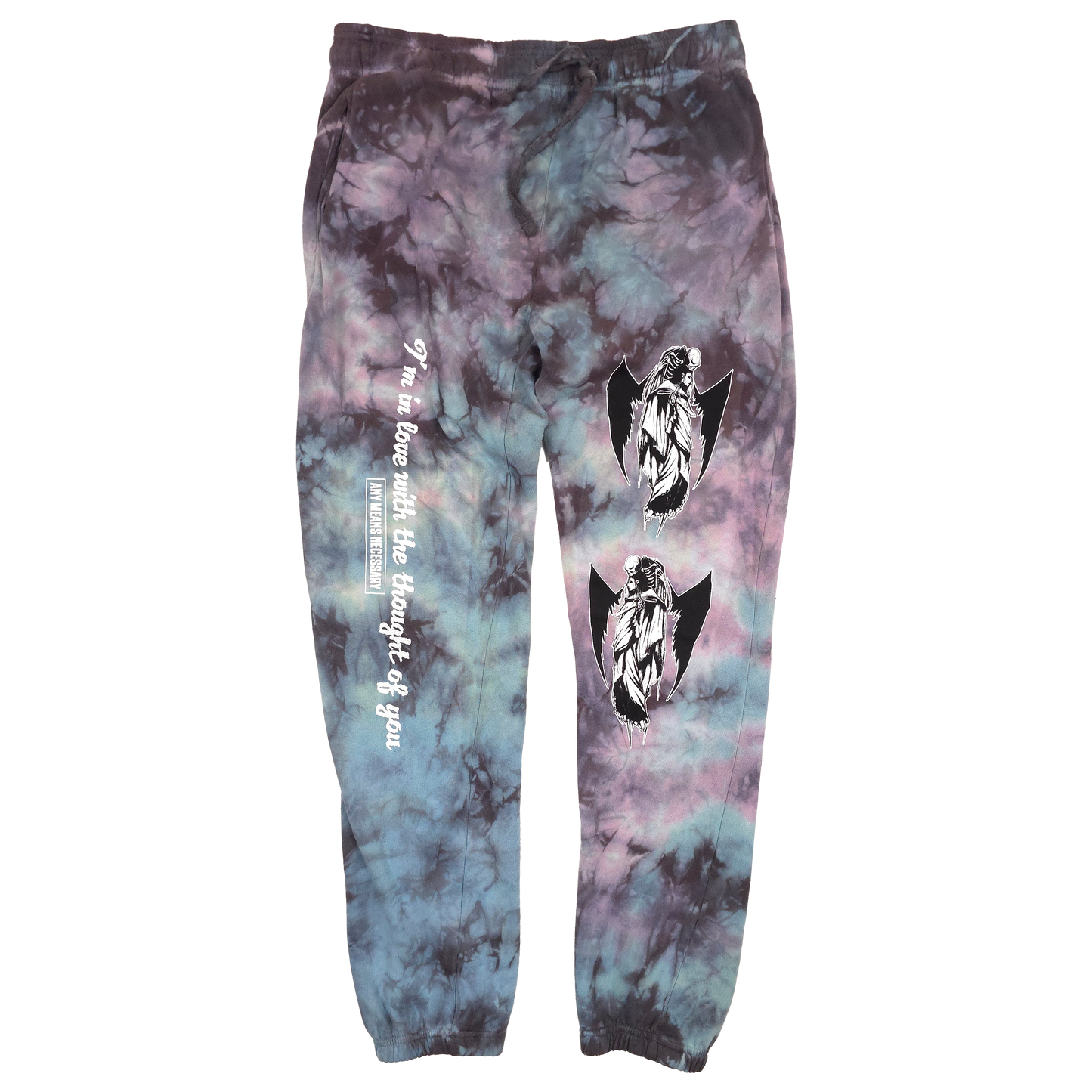 any means necessary shawn coss thought of you sweatpants pacific tie dye