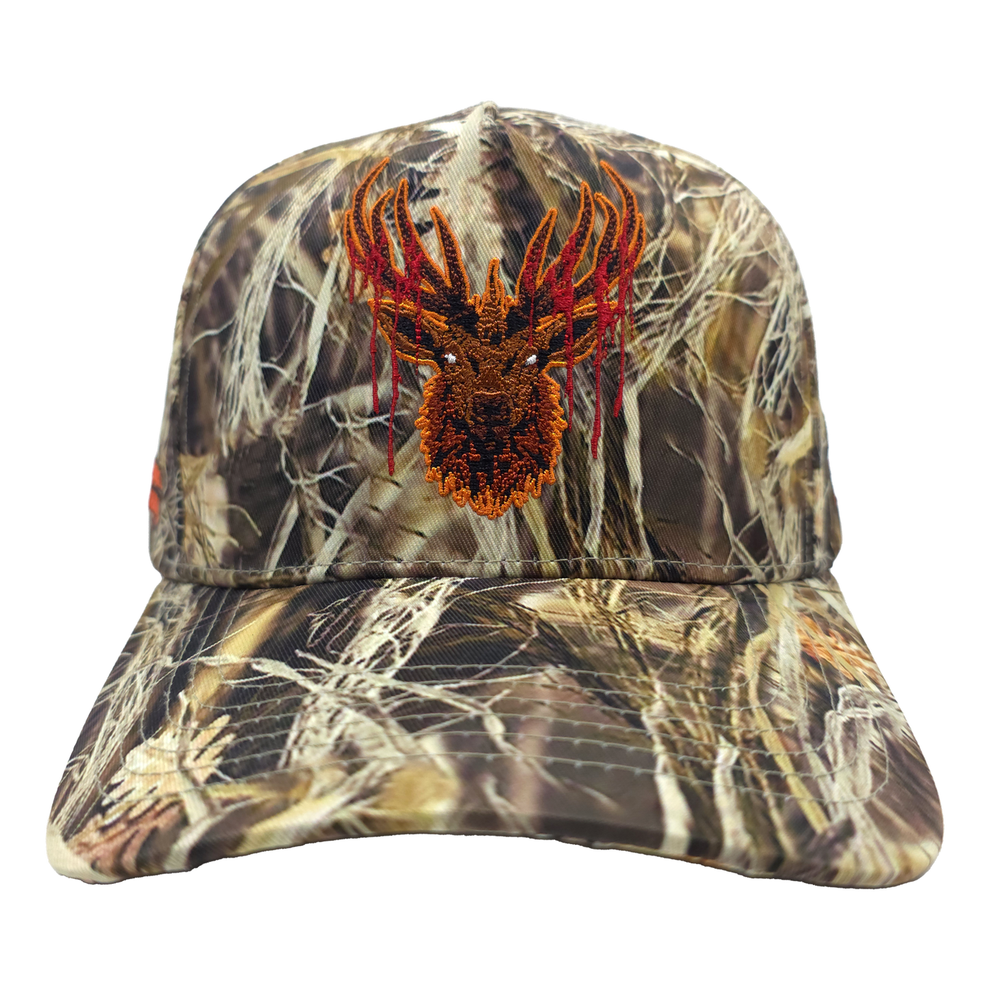 any means necessary shawn coss trophy deer hat camo front