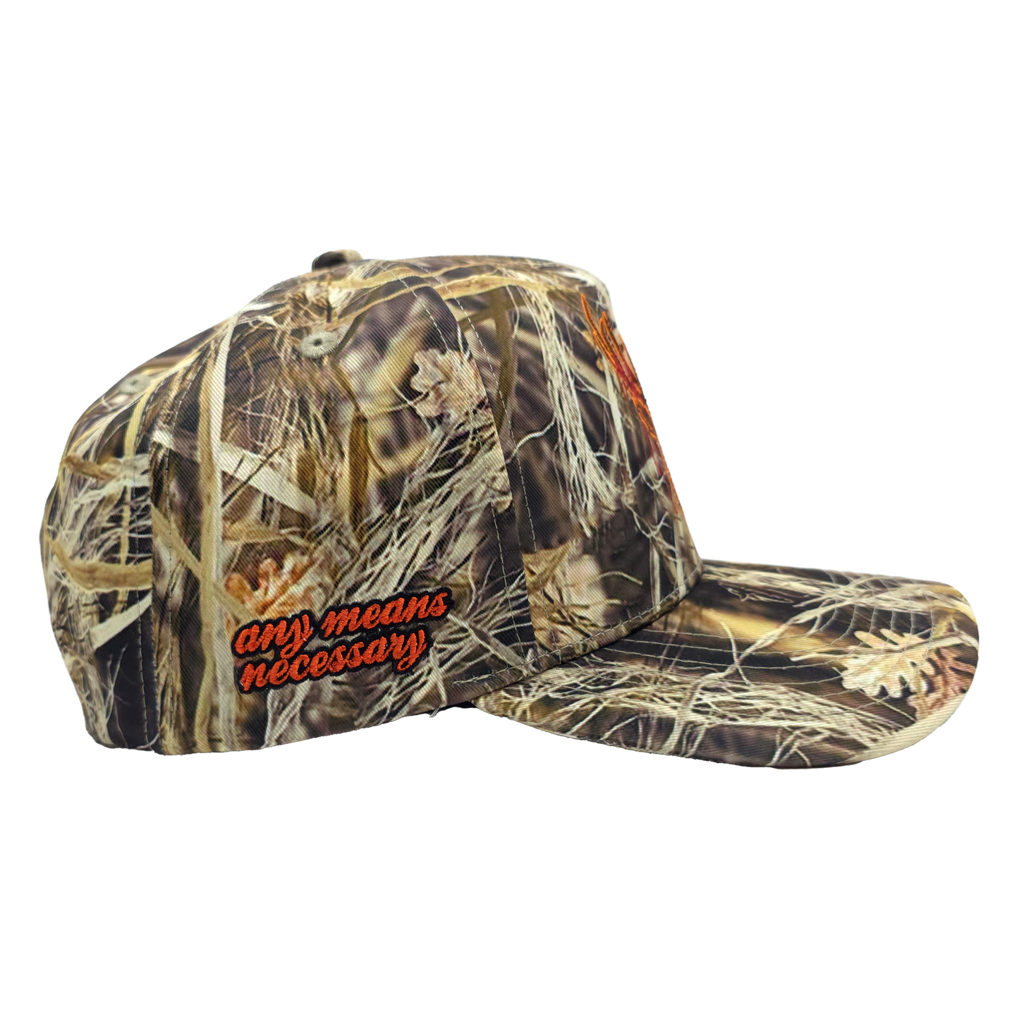 any means necessary shawn coss trophy deer hat camo full side