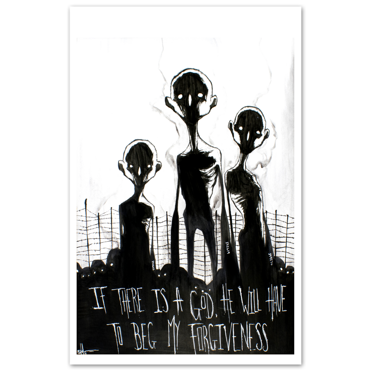 any means necessary if there is a god poster print