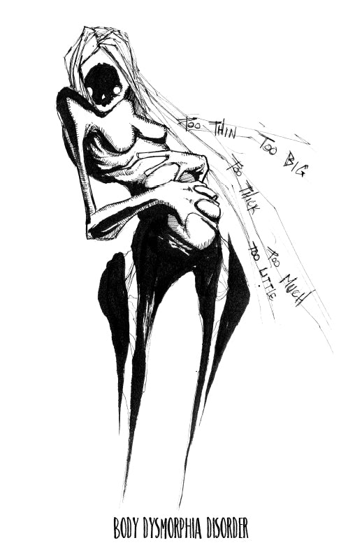 any means necessary shawn coss inktober illness body dysmorphia disorder