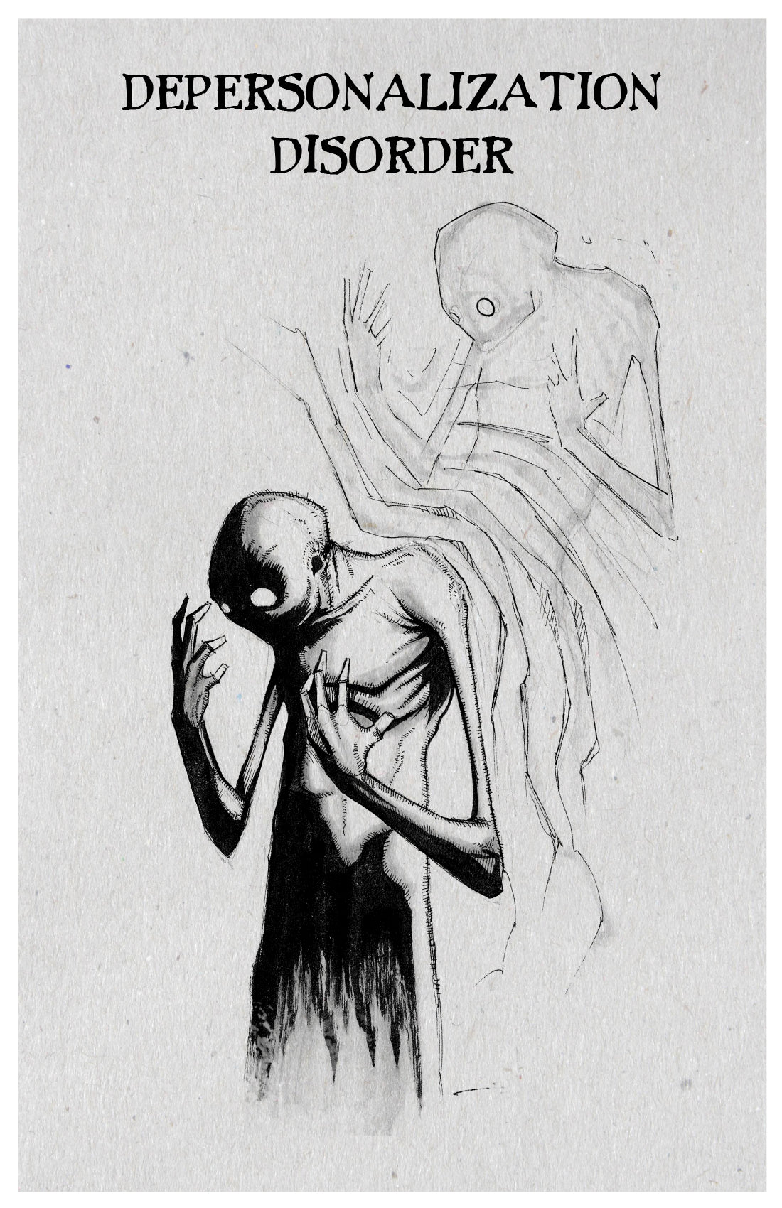 any means necessary inktober illness poster print depersonalization disorder