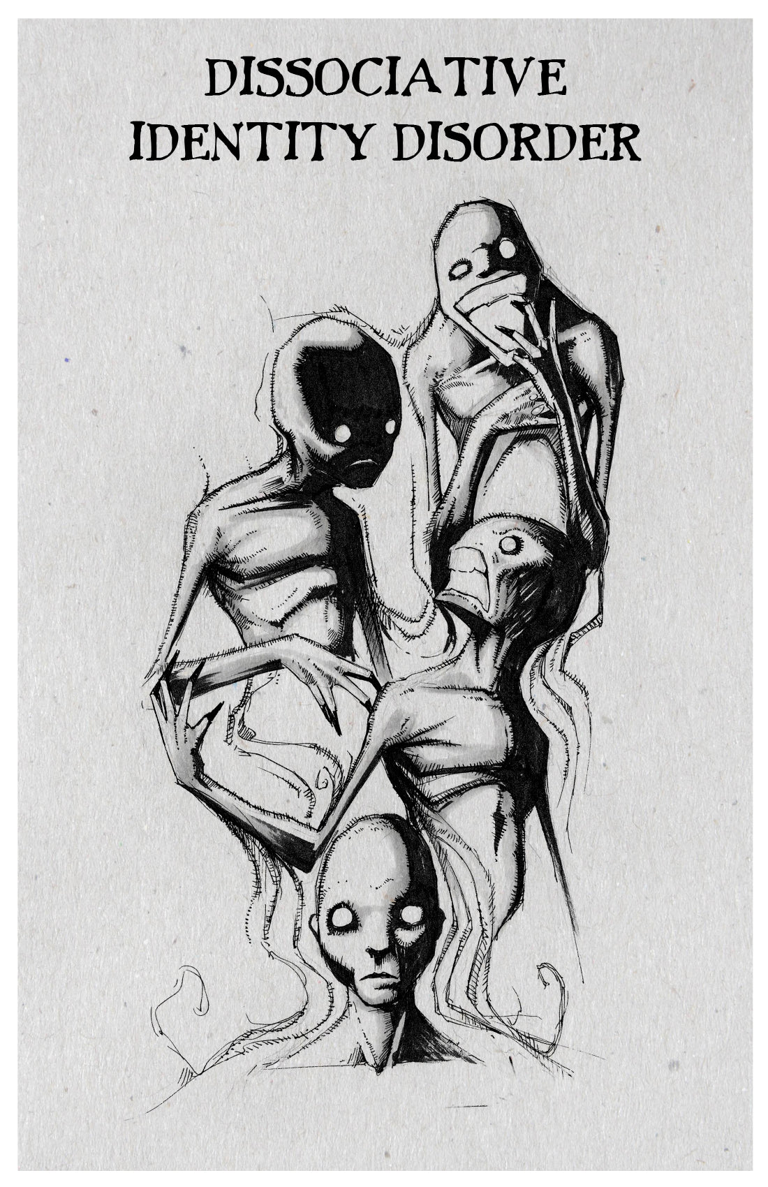 any means necessary inktober illness poster print did dissociative identity disorder