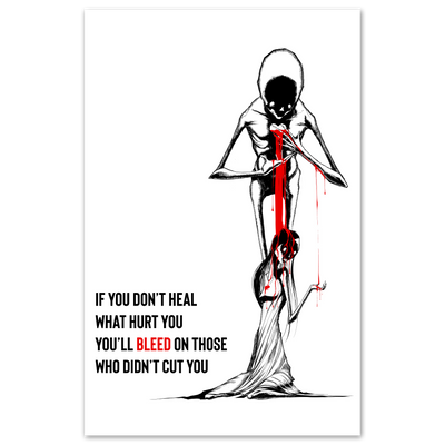 any means necessary shawn coss don't heal 11x17 poster print