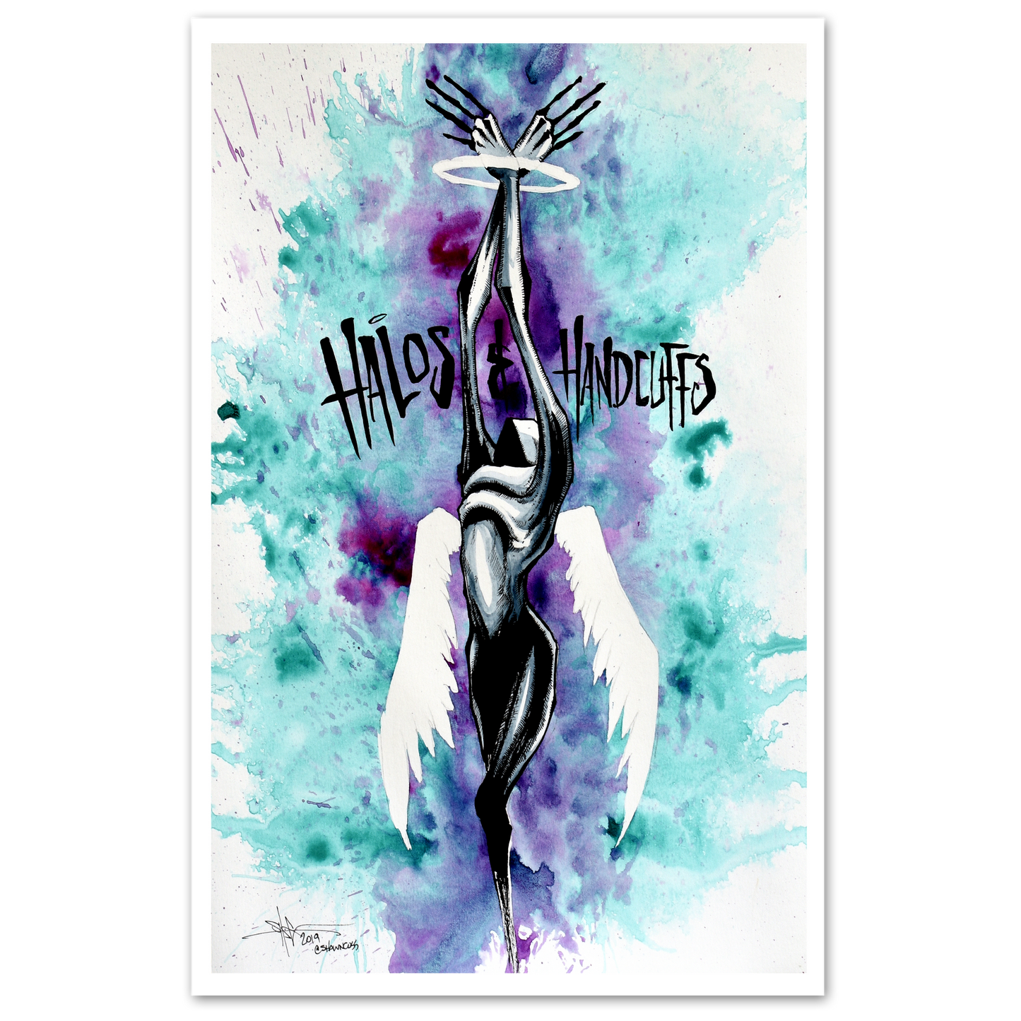 any means necessary shawn coss halos and handcuffs print