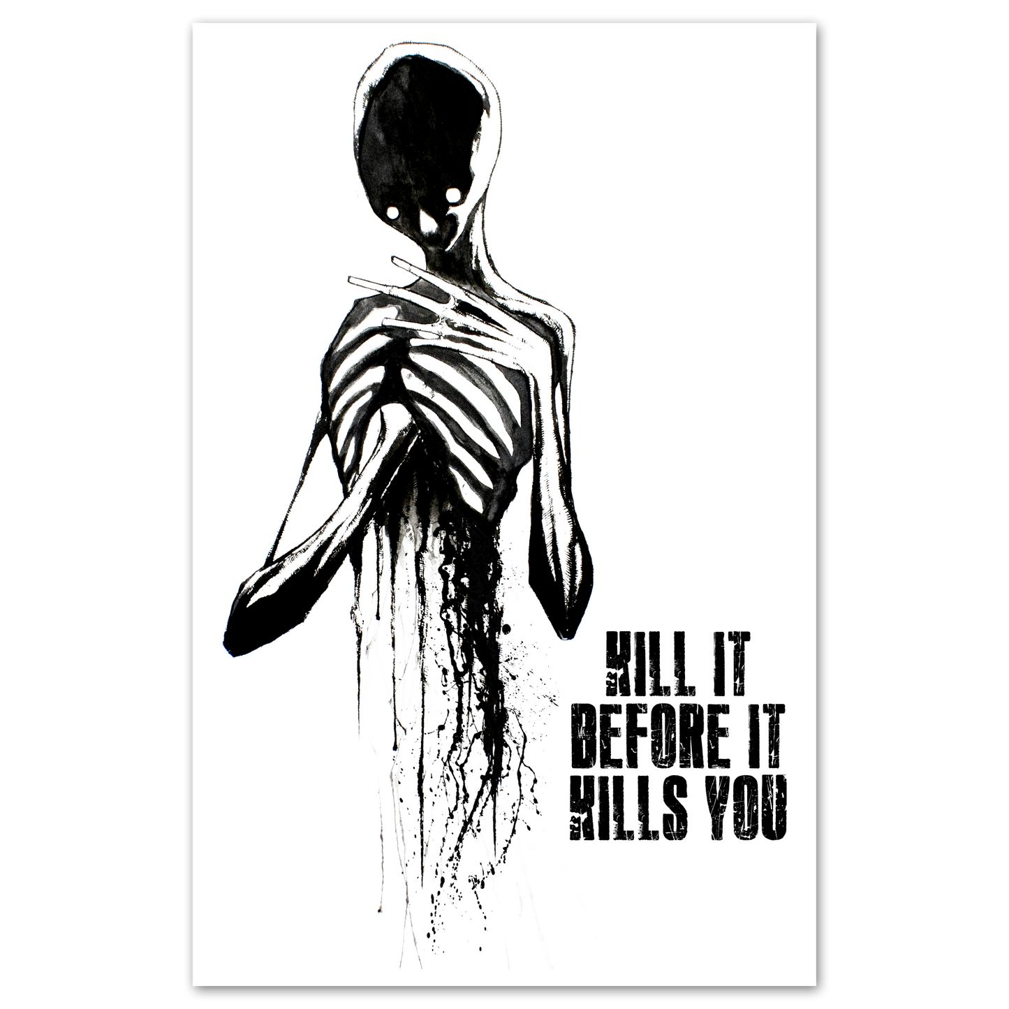 any means necessary shawn coss Kill it before it kills you 11x17 print