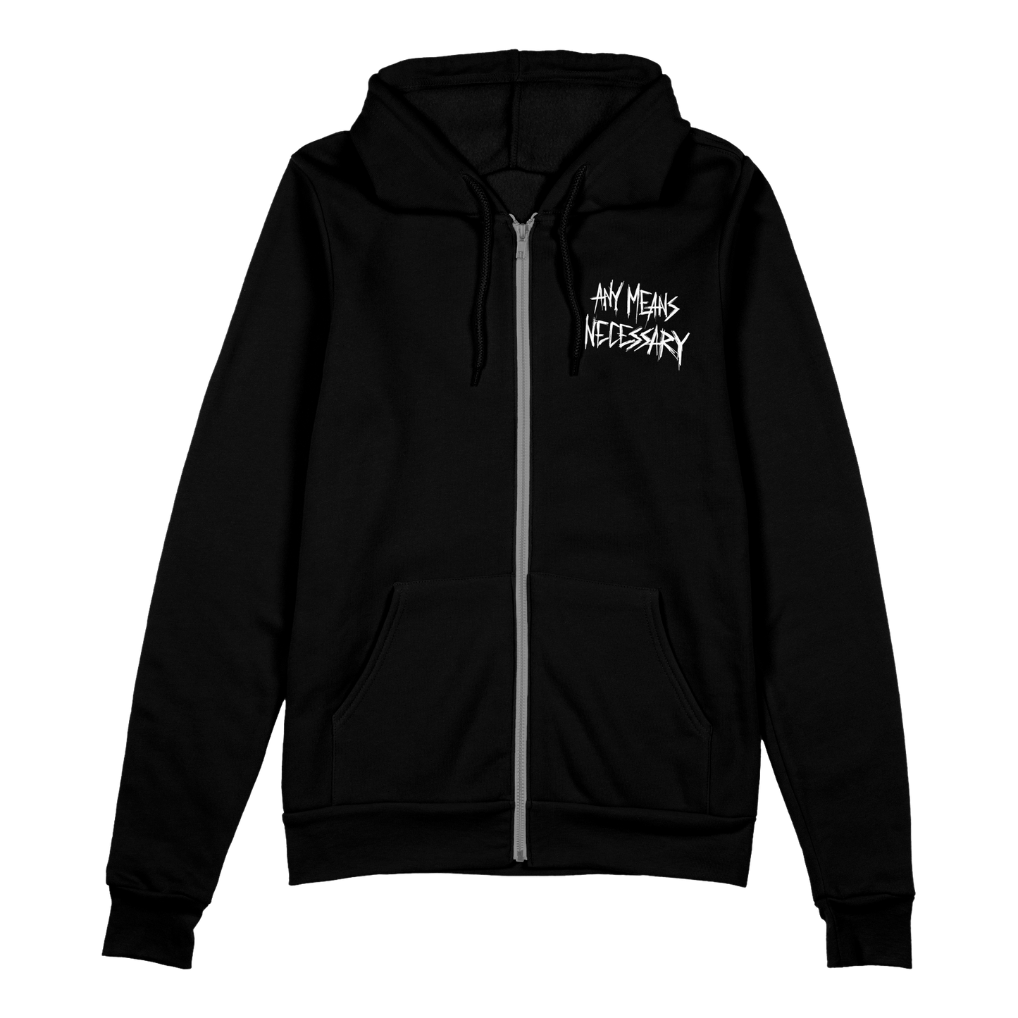 any means necessary shawn coss let the weak burn plague doctor zip up hoodie black