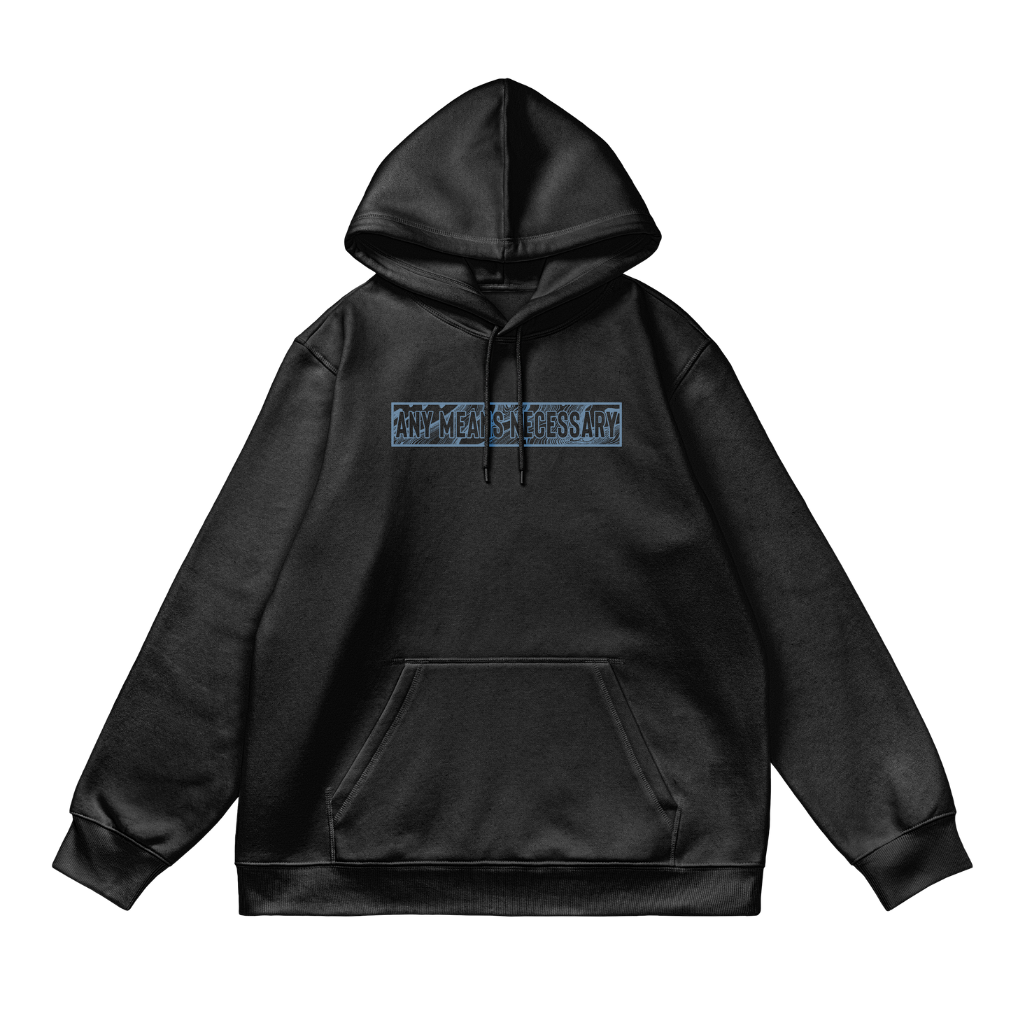 any means necessary shawn coss looming death pullover hoodie black