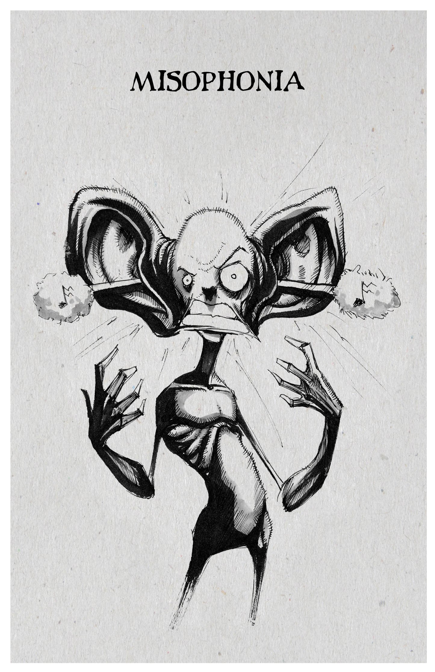 any means necessary inktober illness poster print misophonia
