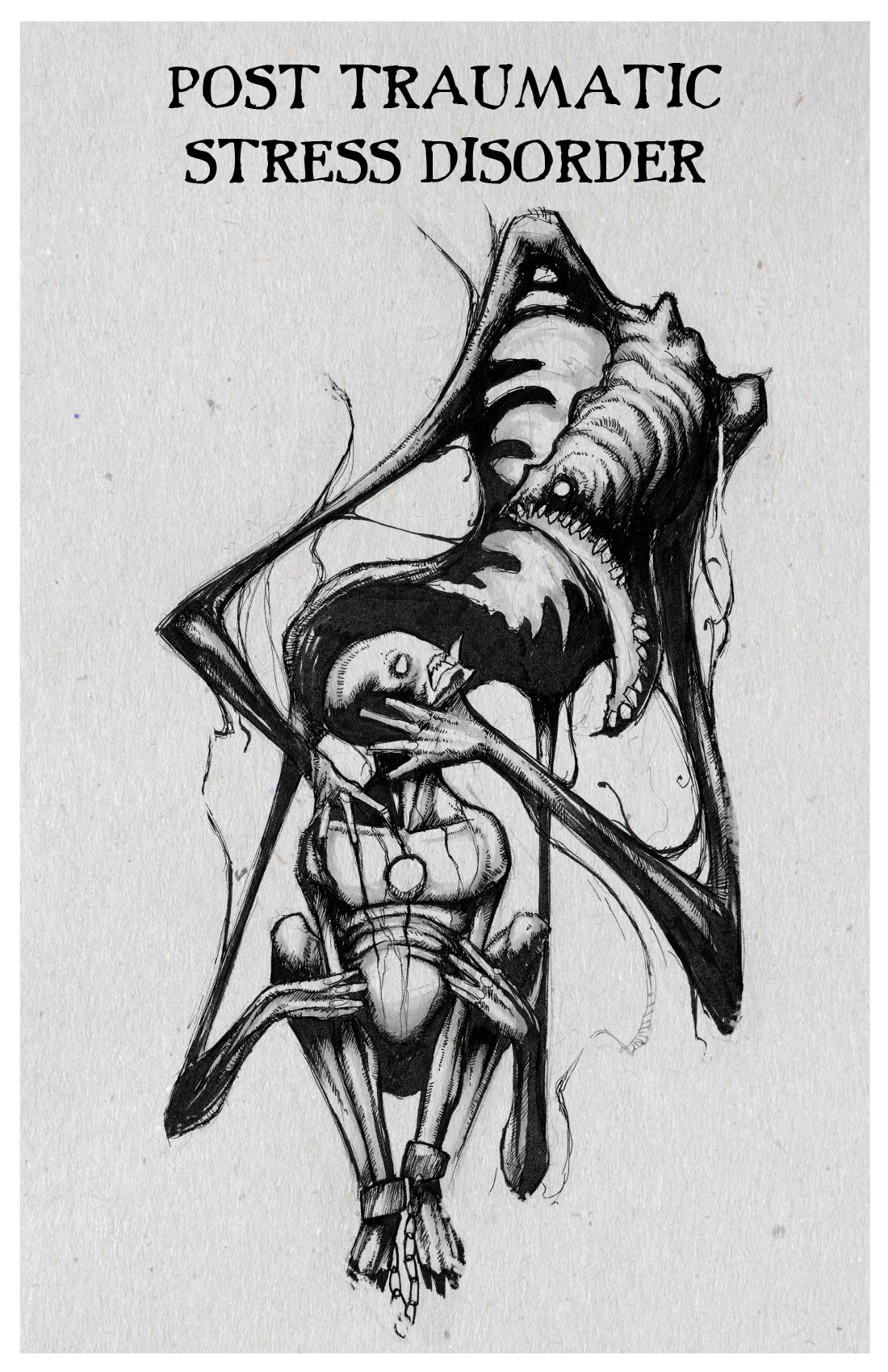 any means necessary inktober illness poster print ptsd post traumatic stress disorder