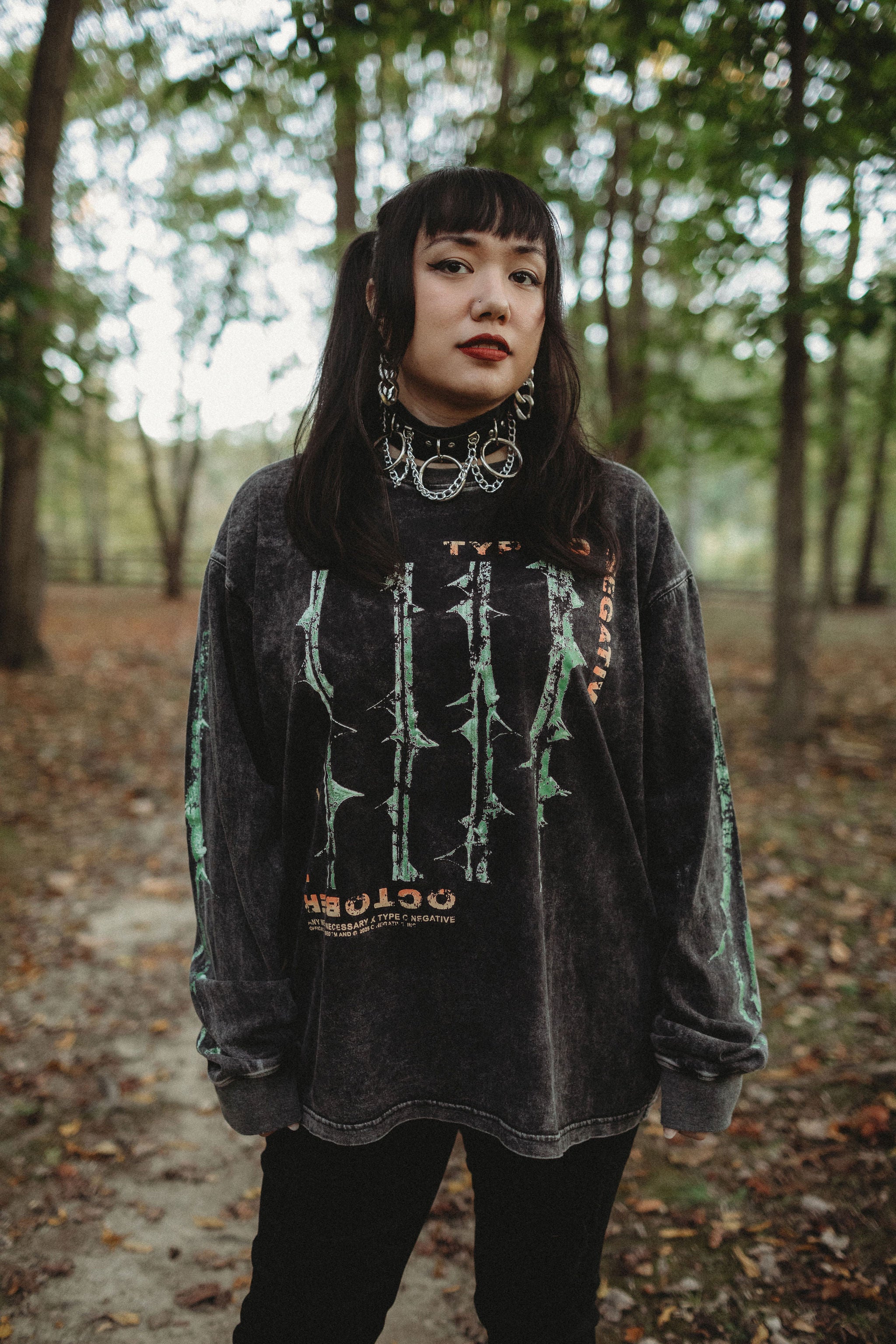 October Rust Long Sleeve T-Shirt Vintage – Any Means Necessary