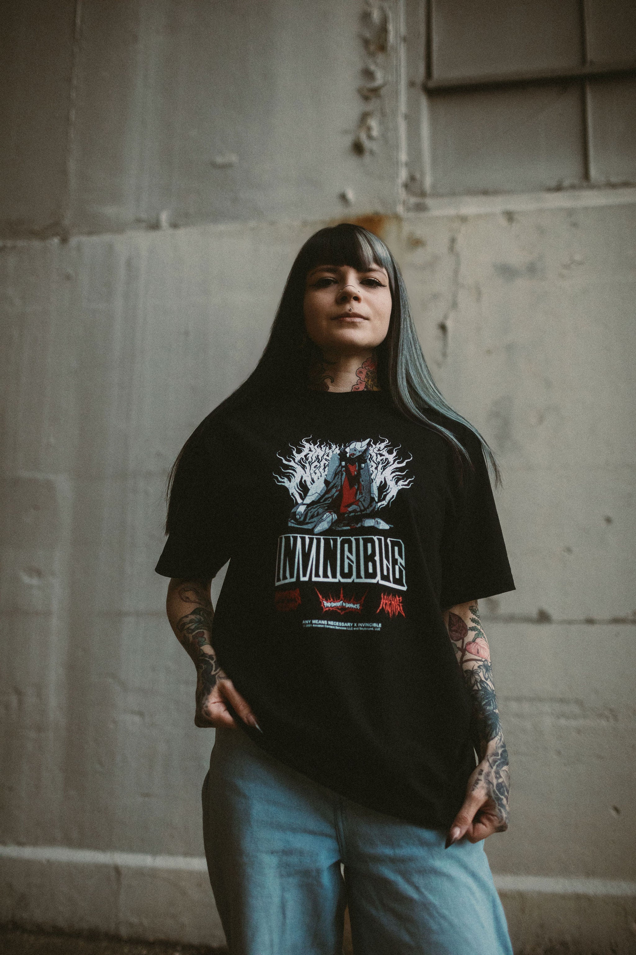 Neck Snap T-Shirt – Any Means Necessary Clothing