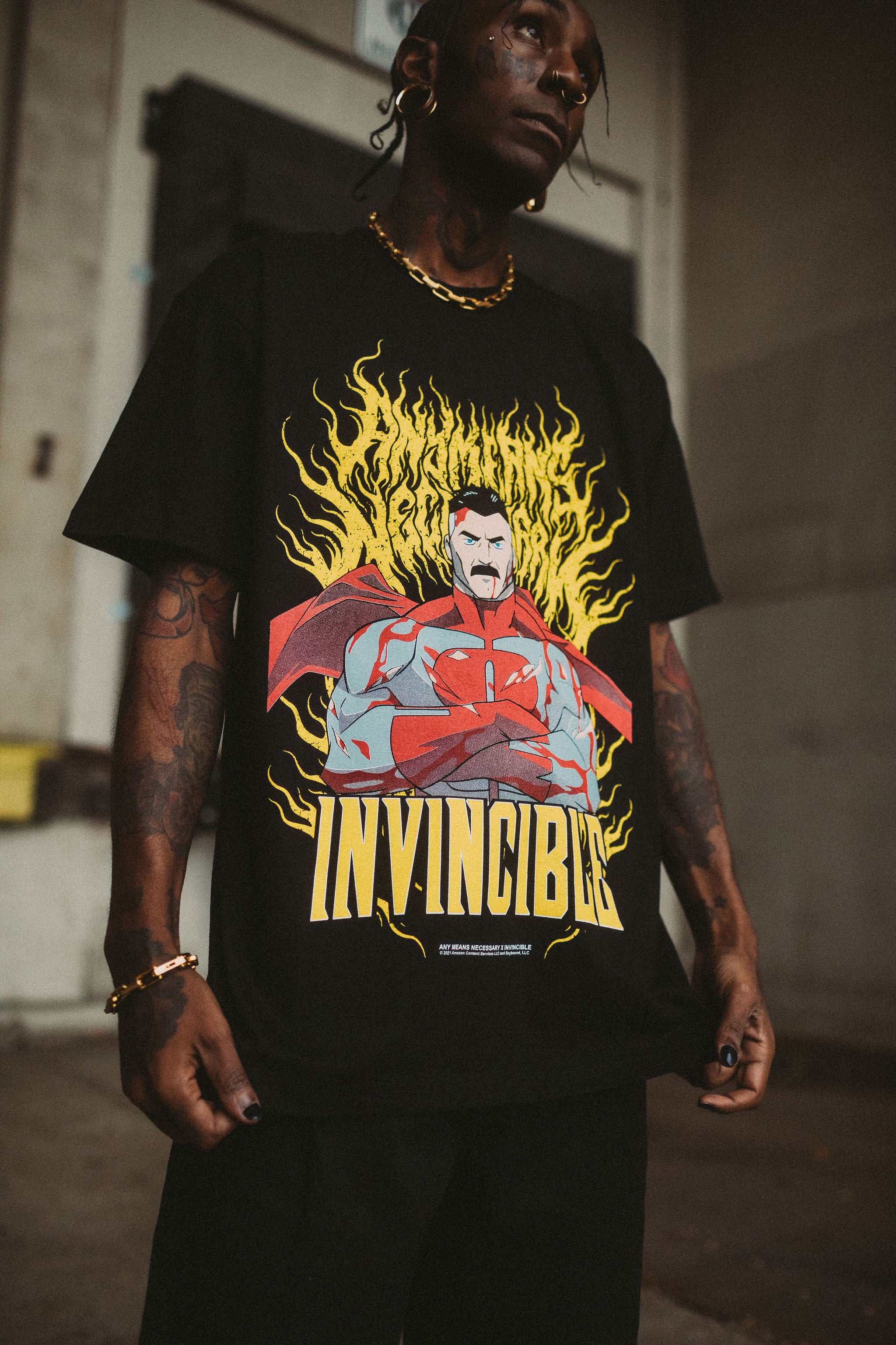 Omni-Man T-Shirt – Any Means Necessary Clothing