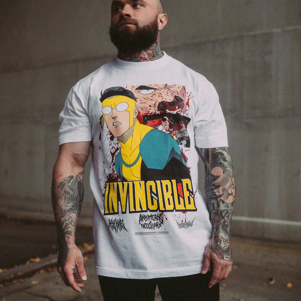 
                      
                        any means necessary shawn coss invincible betrayal t shirt white lifestyle
                      
                    