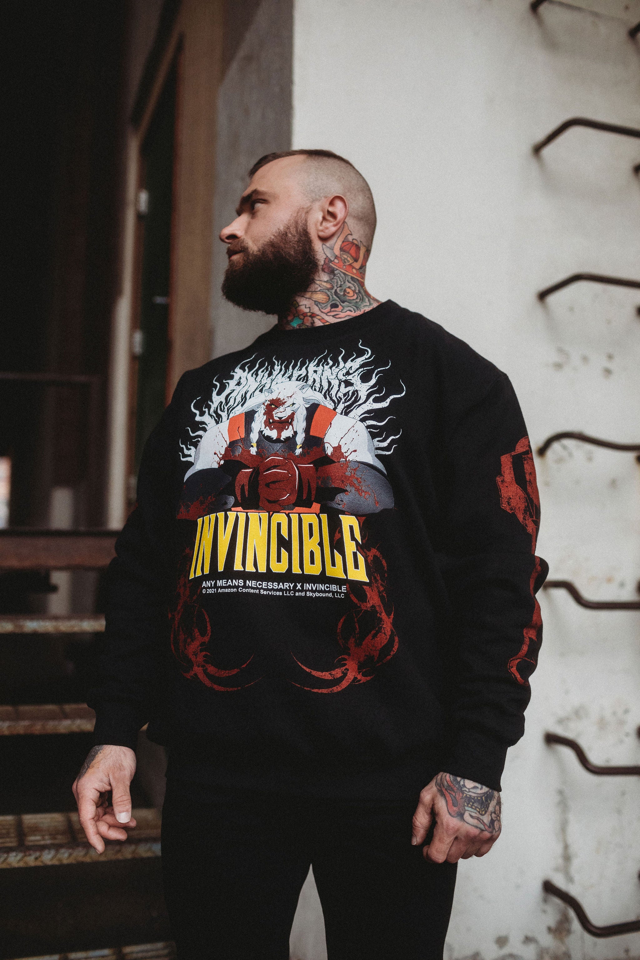 Thirst For Battle Crewneck Sweatshirt – Any Means Necessary Clothing