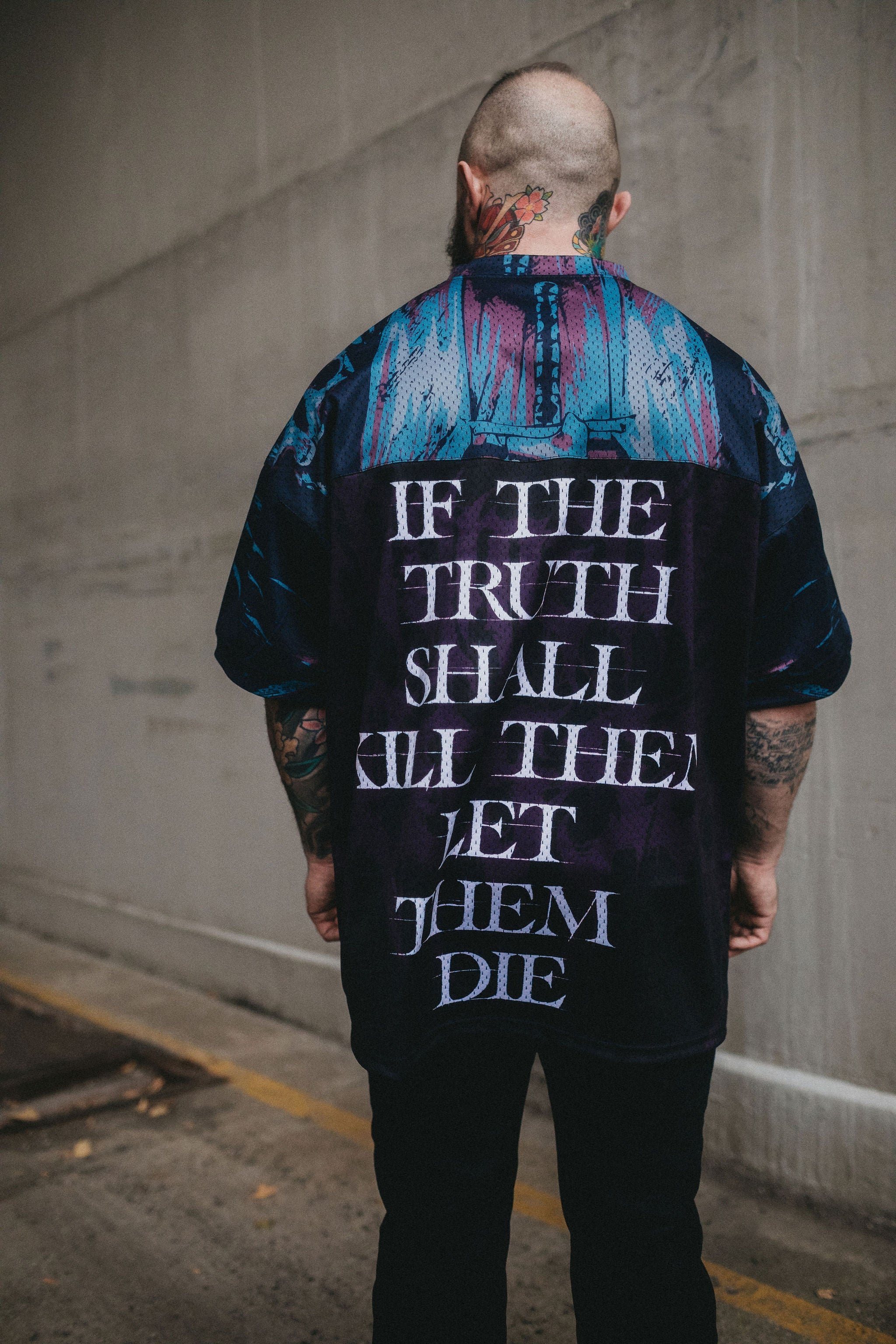 Truth Shall Kill Oversized Jersey – Any Means Necessary Clothing