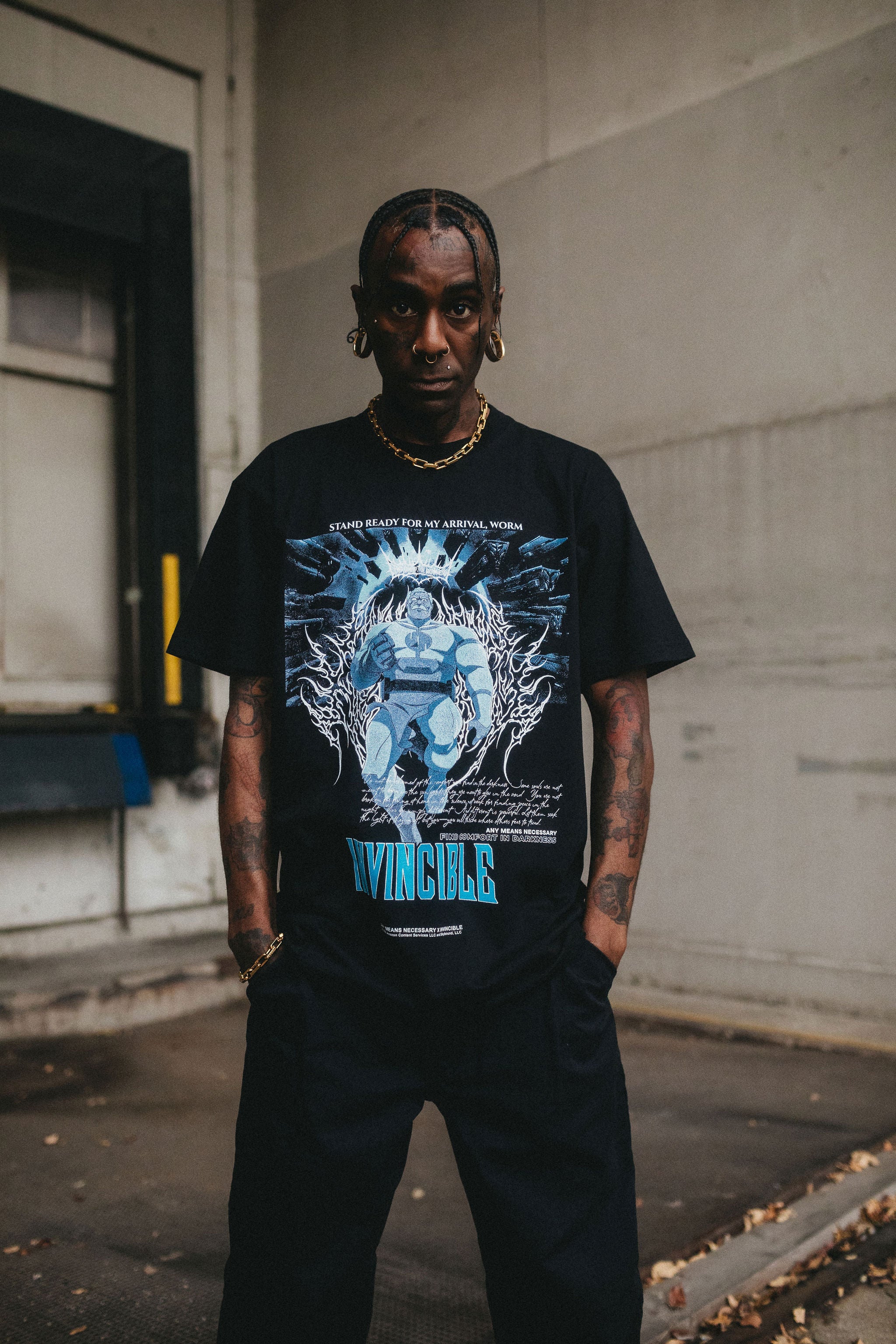 Arrival T-Shirt – Any Means Necessary Clothing