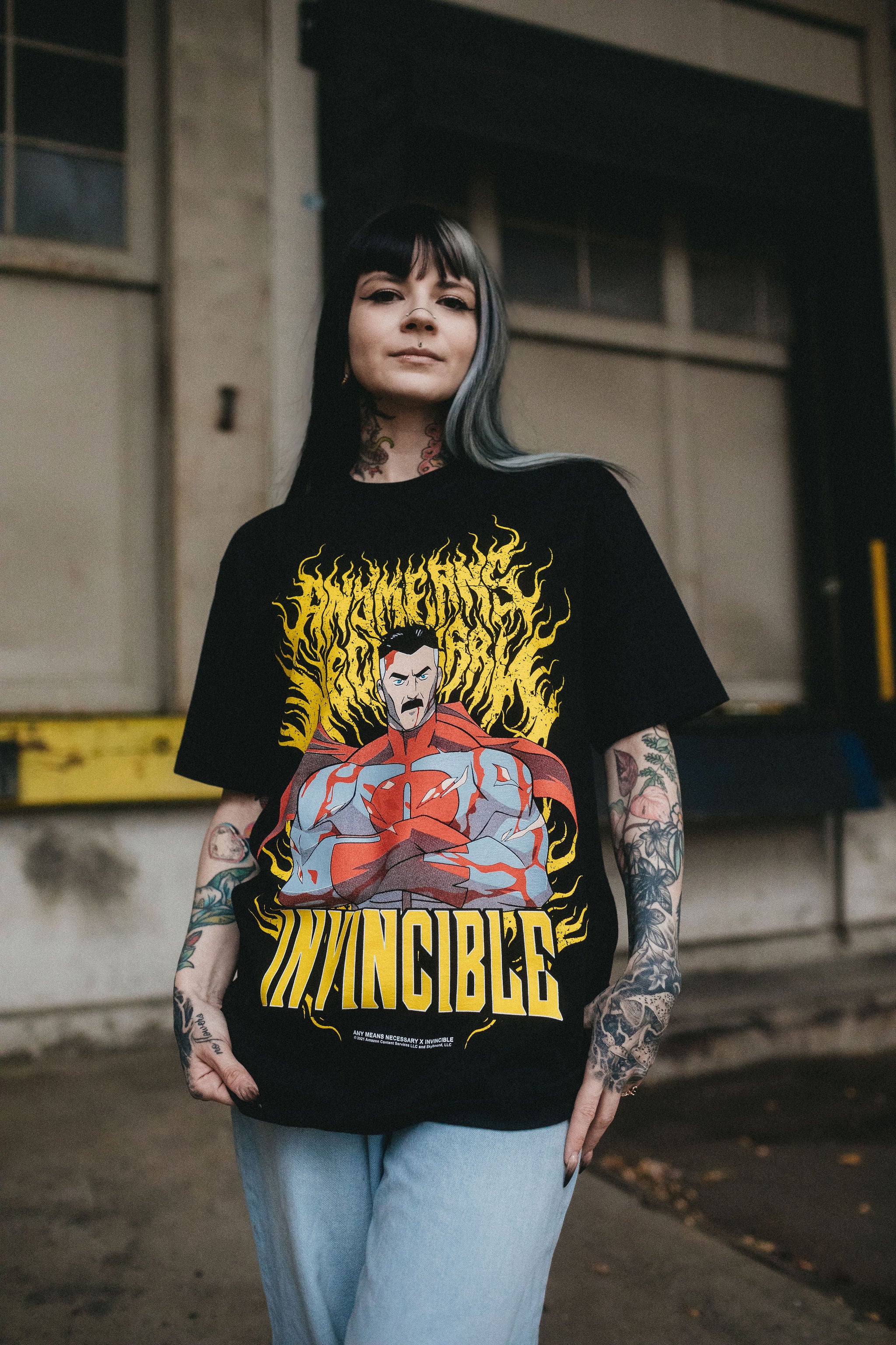 STAR ROAD ANXN　アンシン　Tシャツ Omni-Man T-Shirt – Any Means Necessary Clothing