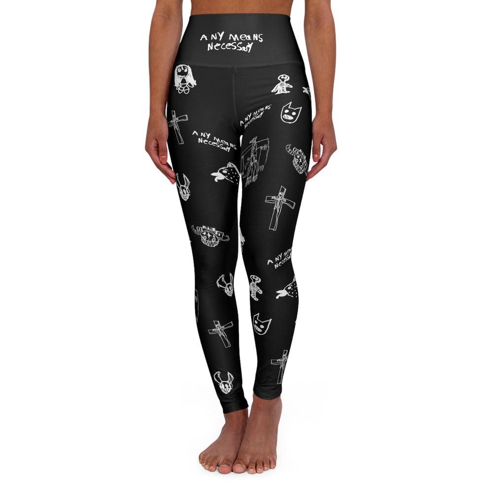 
                  
                    any means necessary shawn coss corrupted youth high waisted leggings front
                  
                