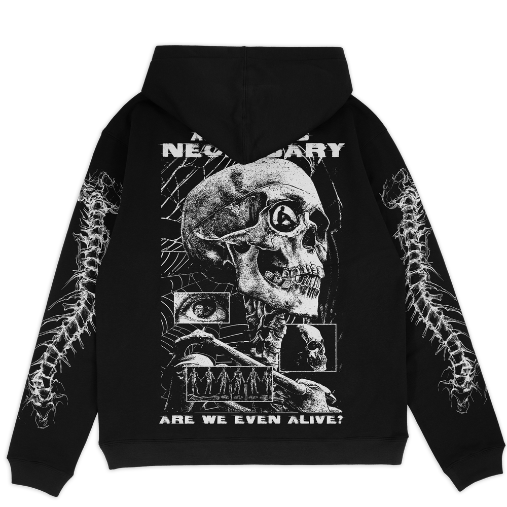 any means necessary shawn coss abandon pullover hoodie black back