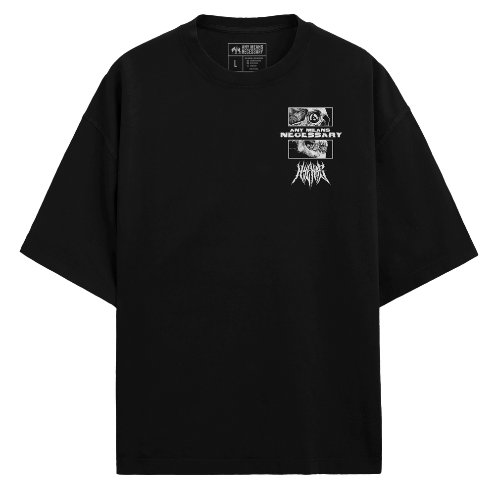 any means necessary shawn coss are we even alive t shirt black front